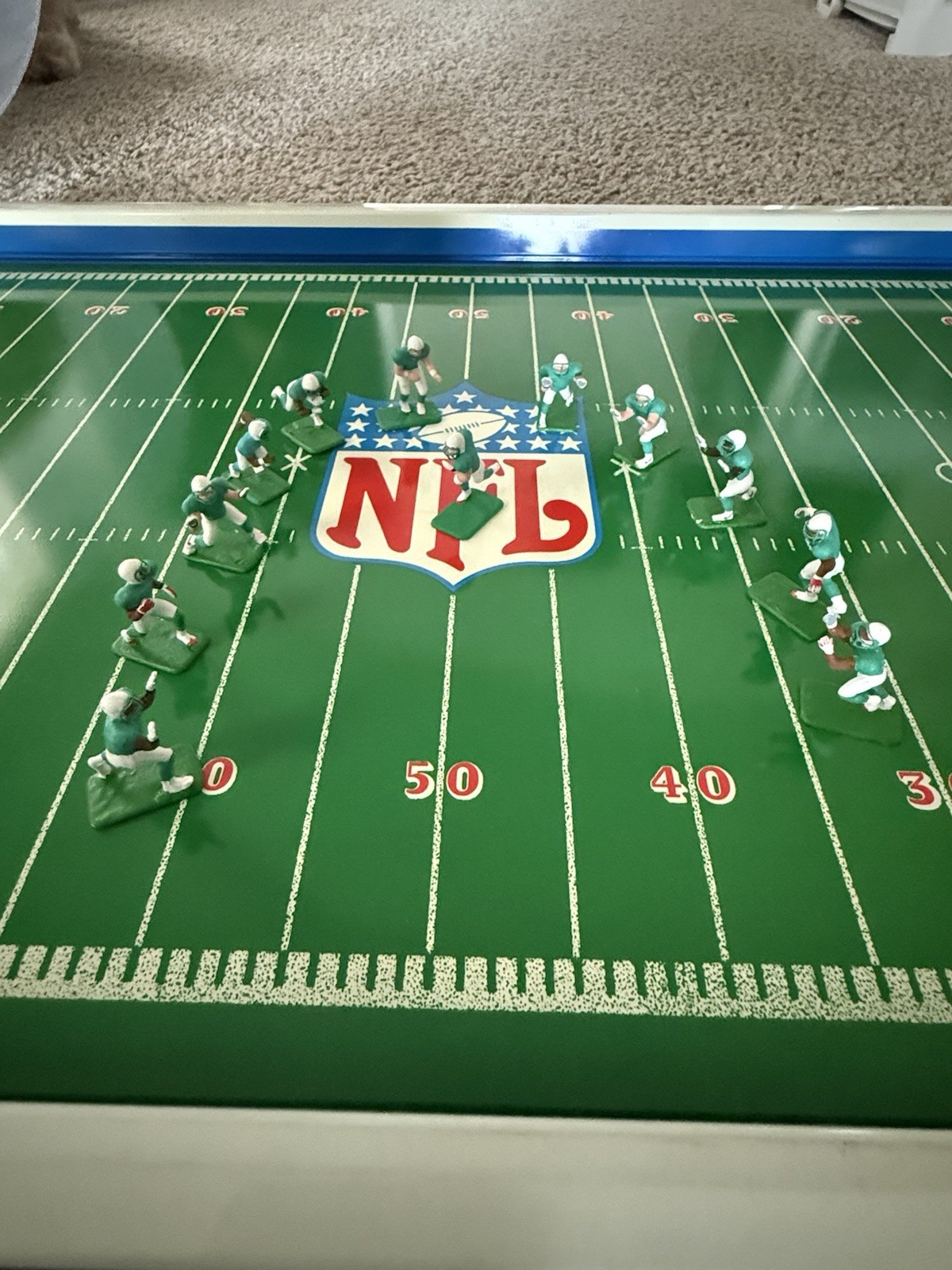 Larry Walker Custom Electric Football Miami Dolphins 12 Figures – Rare