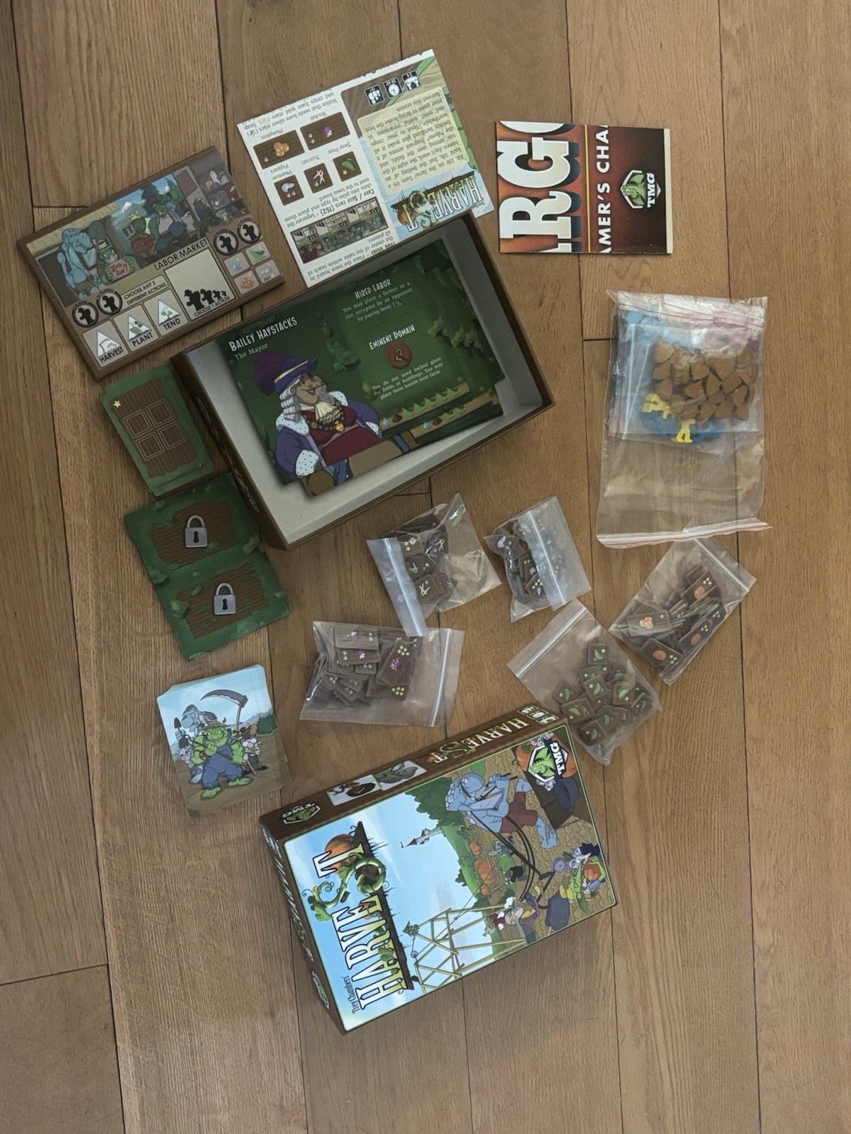 Harvest Board Game Rare Farming Trey Chambers TMG Farm