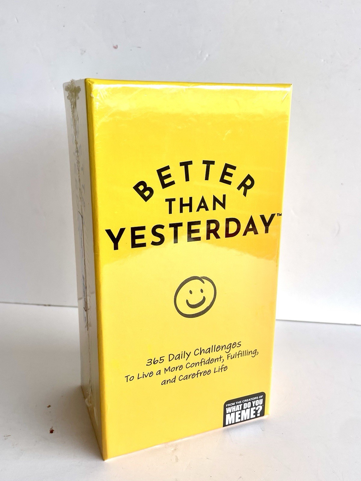Better Than Yesterday 365 Daily Challenges Life Fullfilling Game Meme NEW Sealed