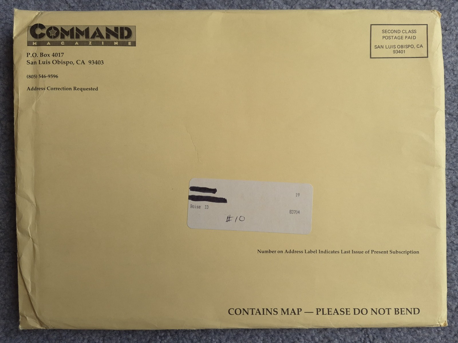 Command Magazine #10 w/game: Alexandros Conquest and Empire, Unpunched, XTR 1991