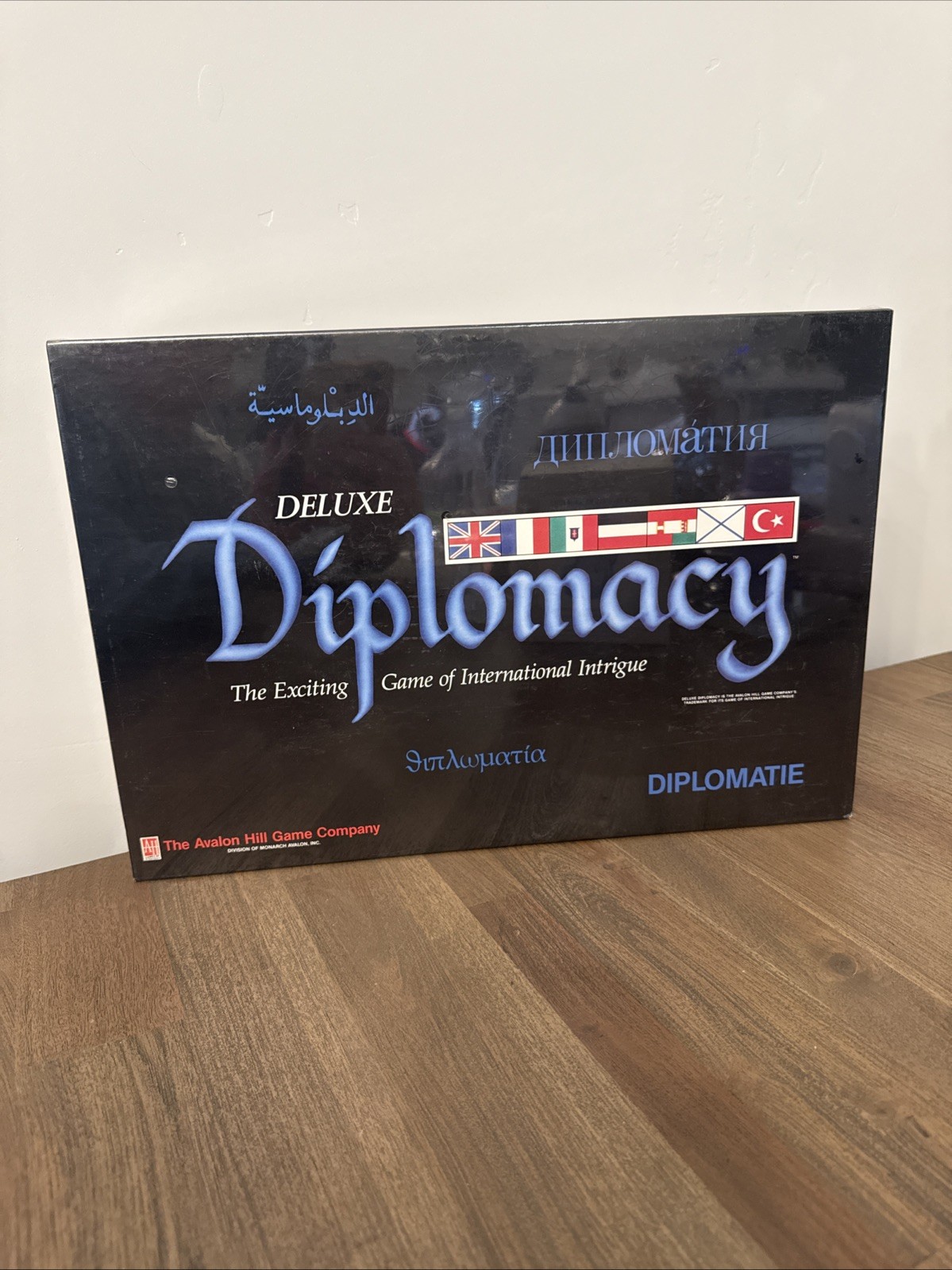 Avalon Hill 1992 DELUXE DIPLOMACY 8191 International Intrigue Game New Sealed
