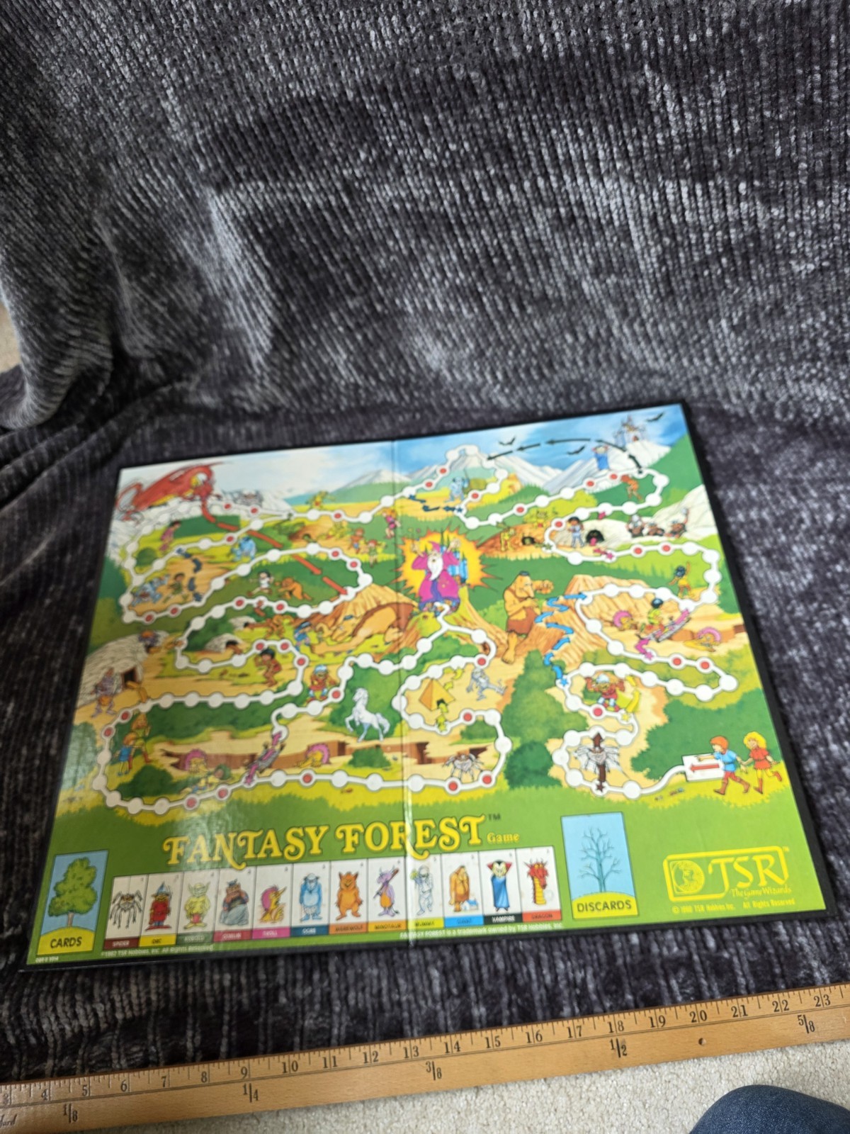 Vintage Rare TSR Fantasy Forest Board Game 1980 Complete Kids Dungeons & Dragons