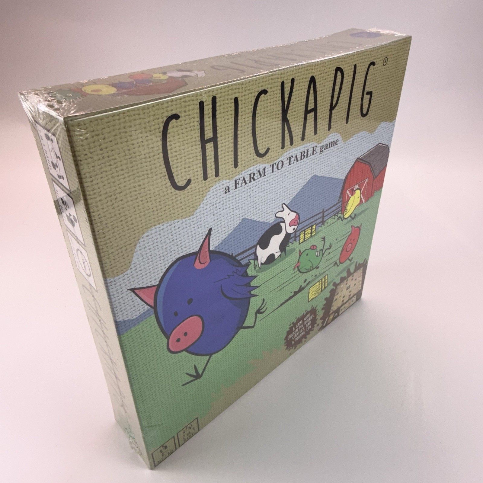 Chickapig A Farm to Table Board Game Strategy 8+2-4 Players New Sealed
