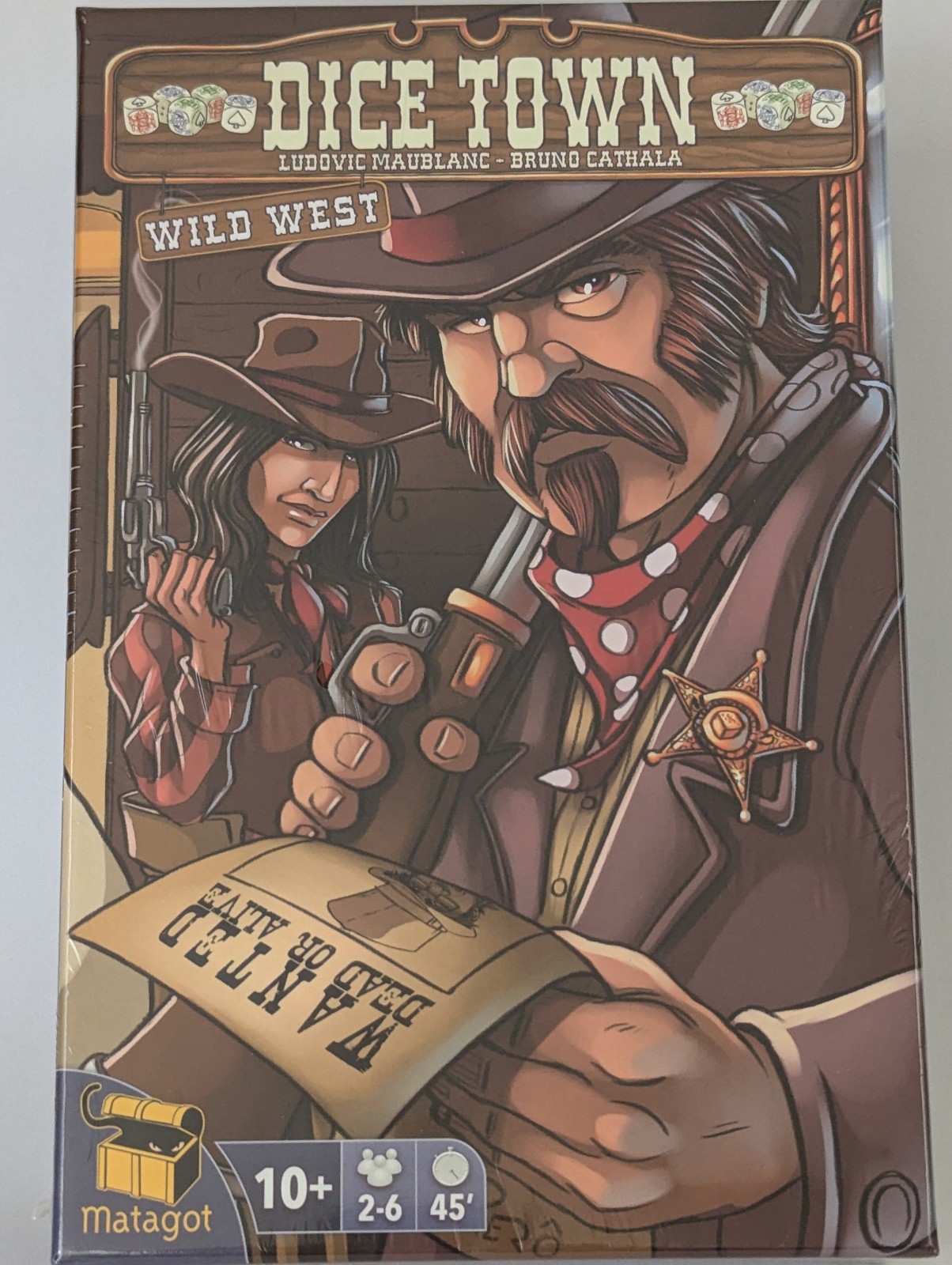 Dice Town Wild West Board Game Expansion by Matagot 2011 Edition Rare New Sealed