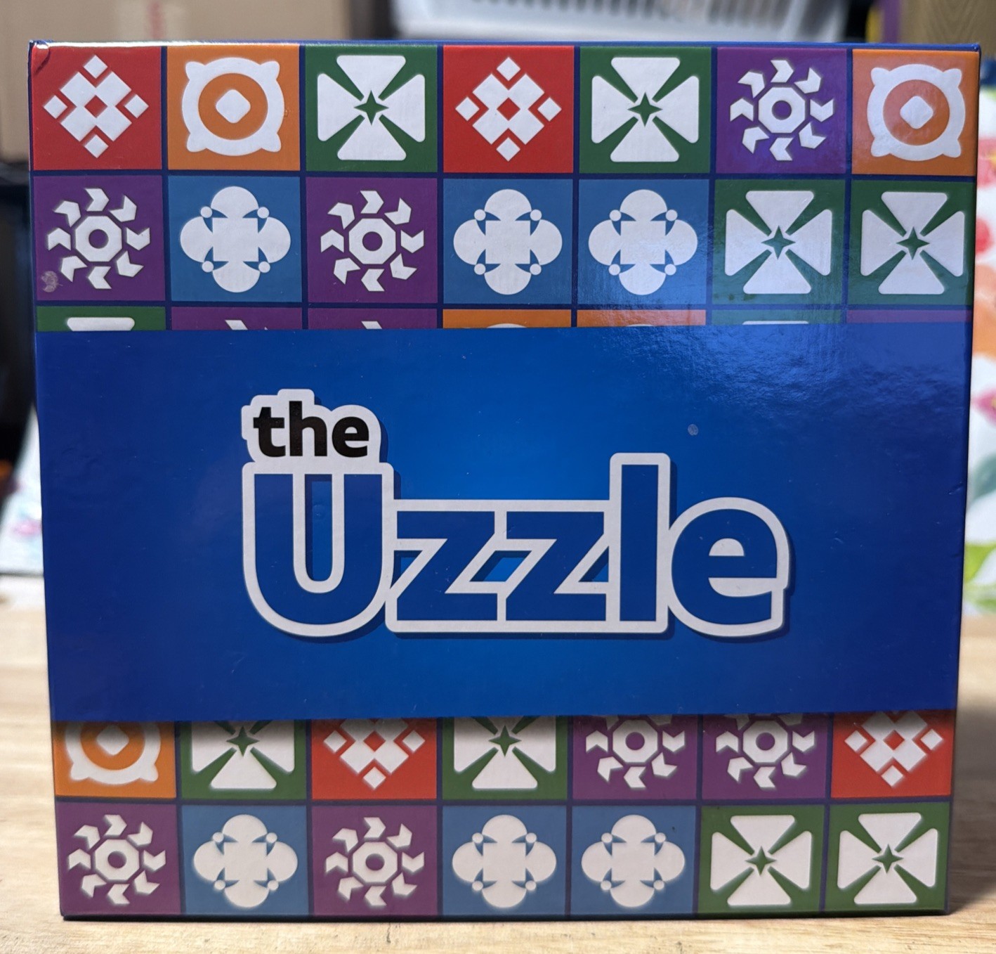 The Uzzle Board Game Block Puzzle -brand New In Box