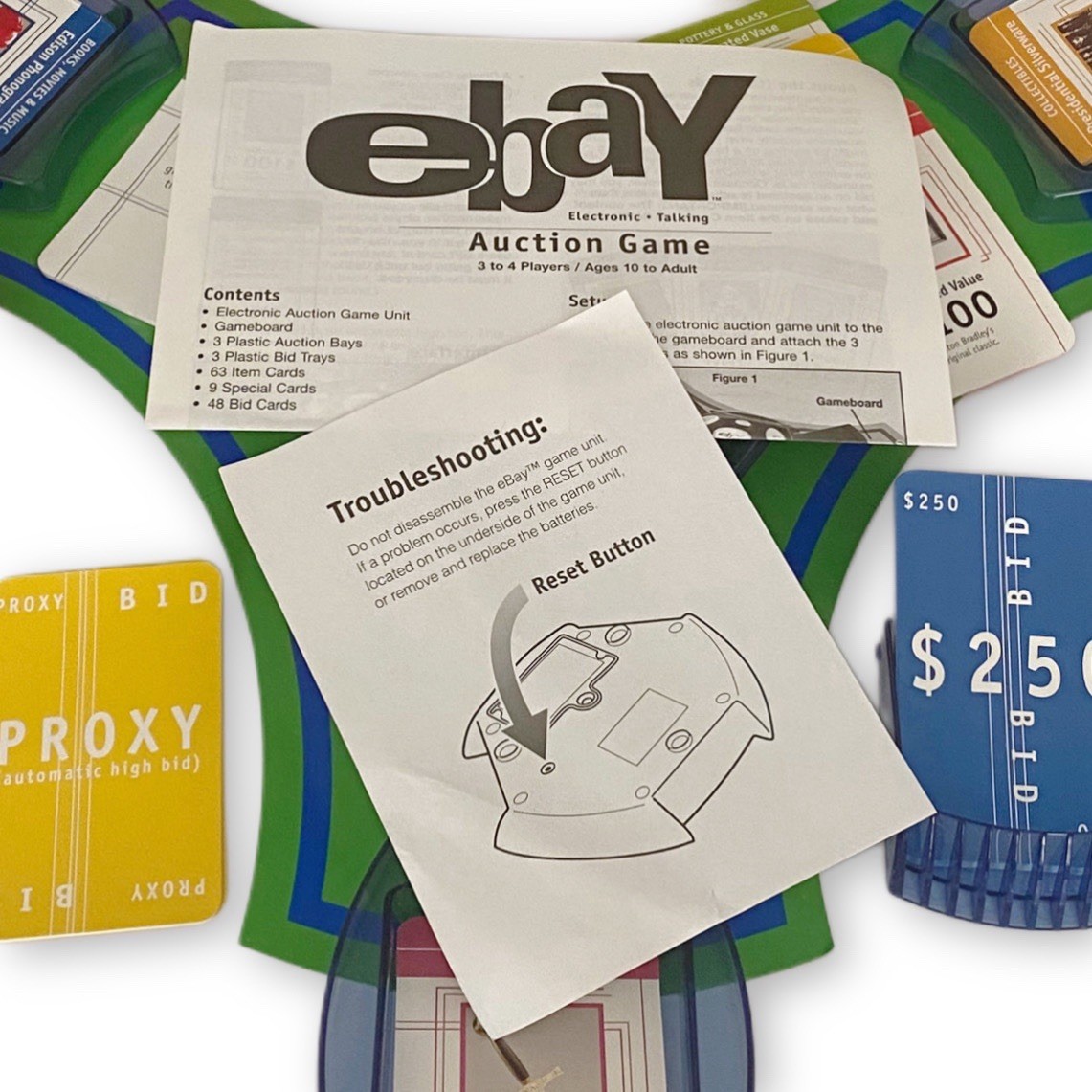 Hasbro eBay Auction Game 40144 Vintage 2001 Electronic Talking Board Game