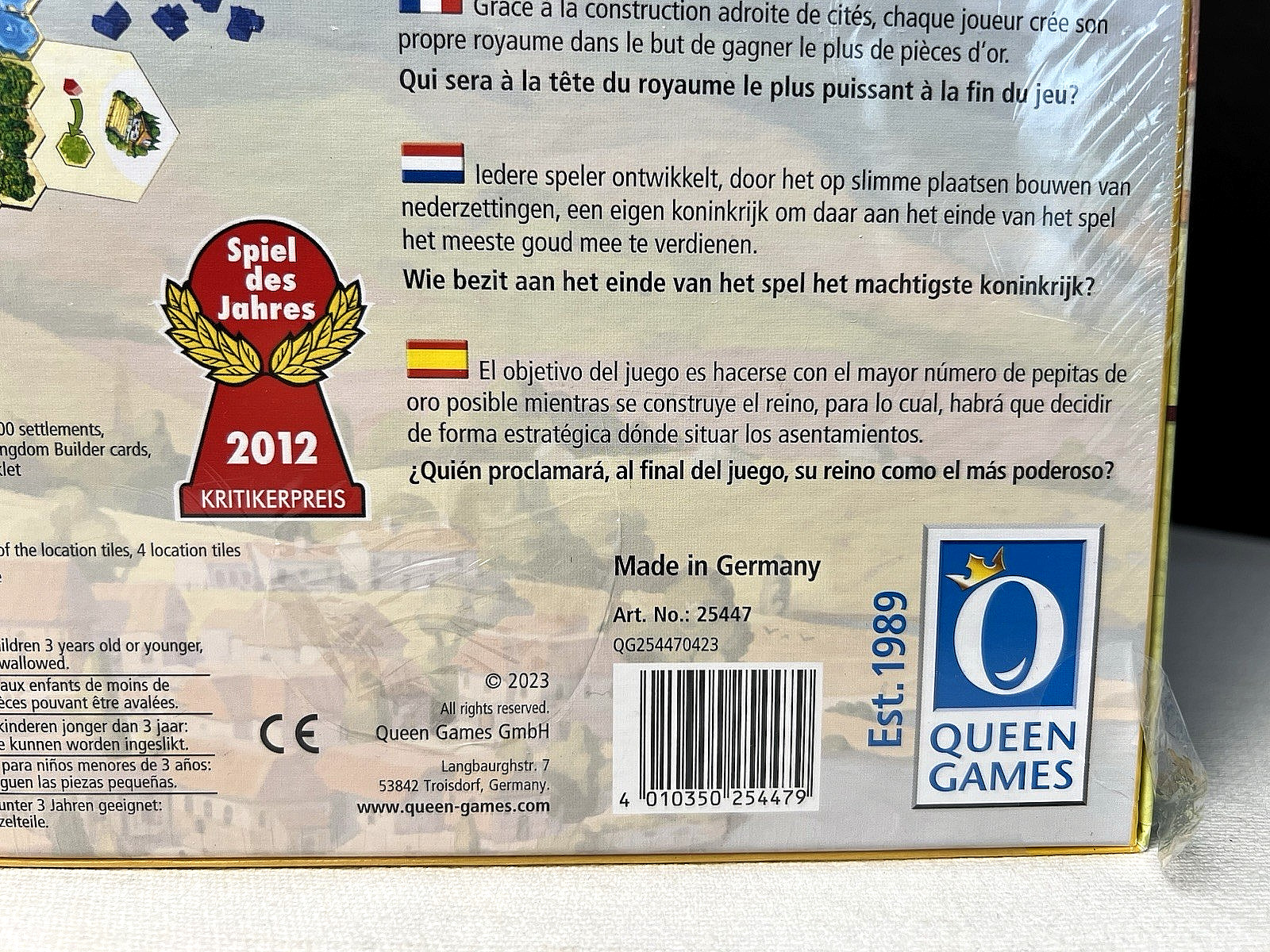 KINGDOM BUILDER: Anniversary Edition, 2023 Queen Games, NEW in Shrink-wrap