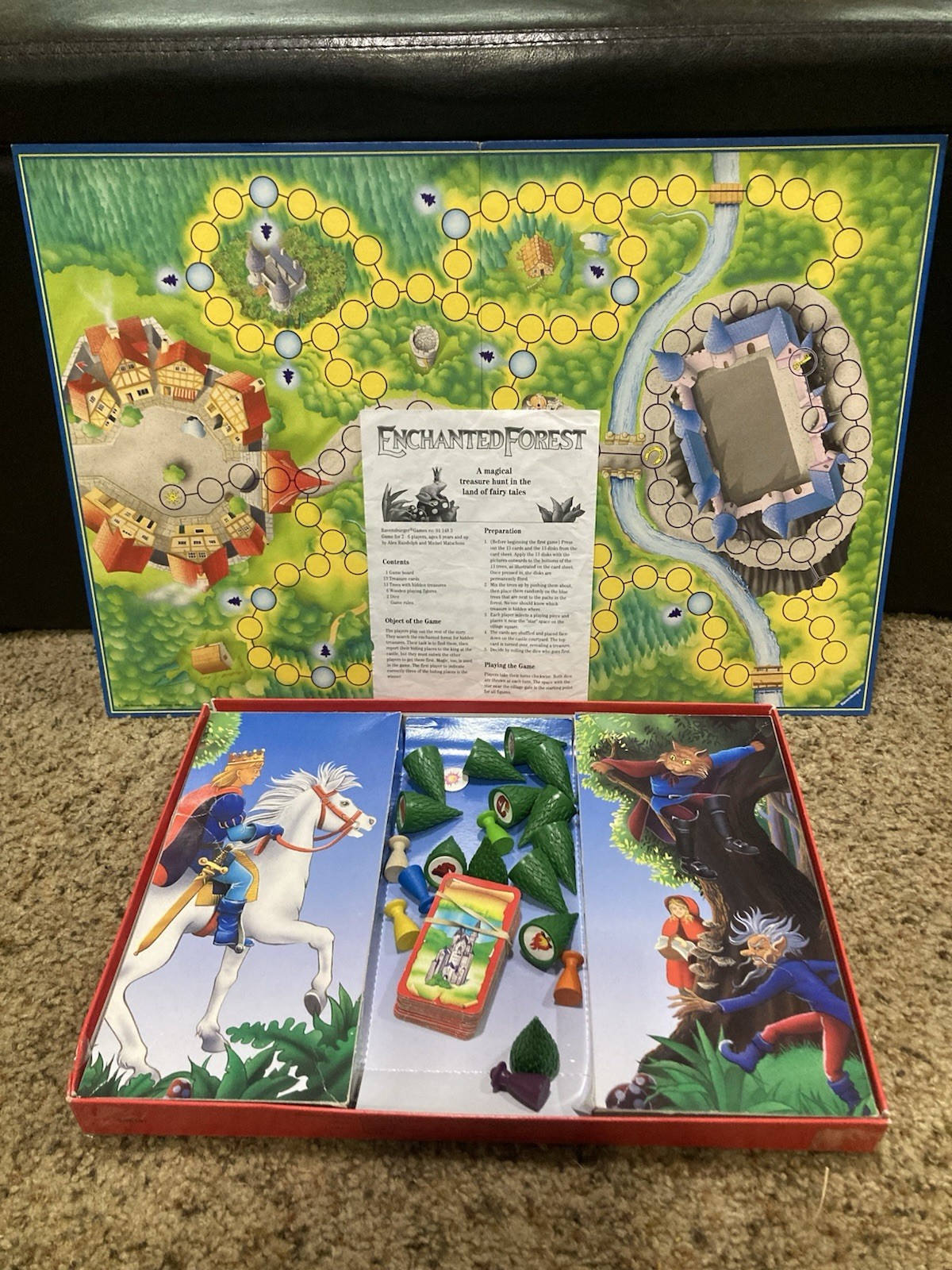 Enchanted Forest Board Game Ravensburger 1994 Vintage Complete FREE SHIPPING