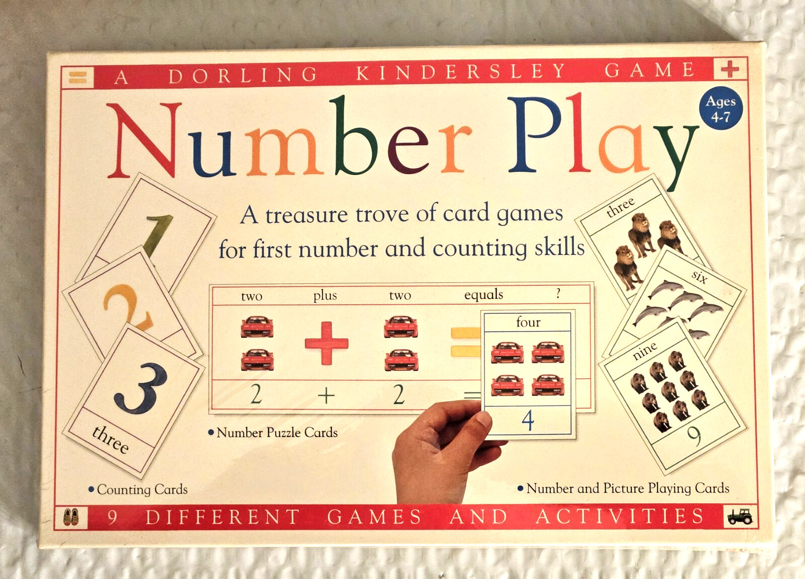 DK Number Play Game Ages 4-7 Math Learning Counting & Number Cards Complete