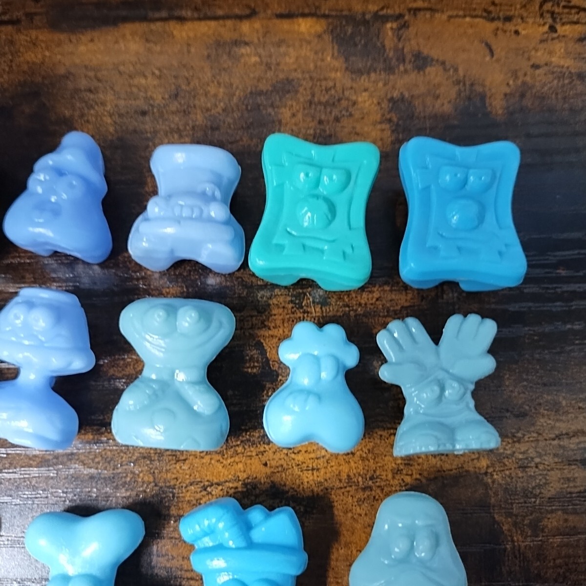 Lot Of (15) Opaque Light Blue Solid Color Crazy Bone GoGos