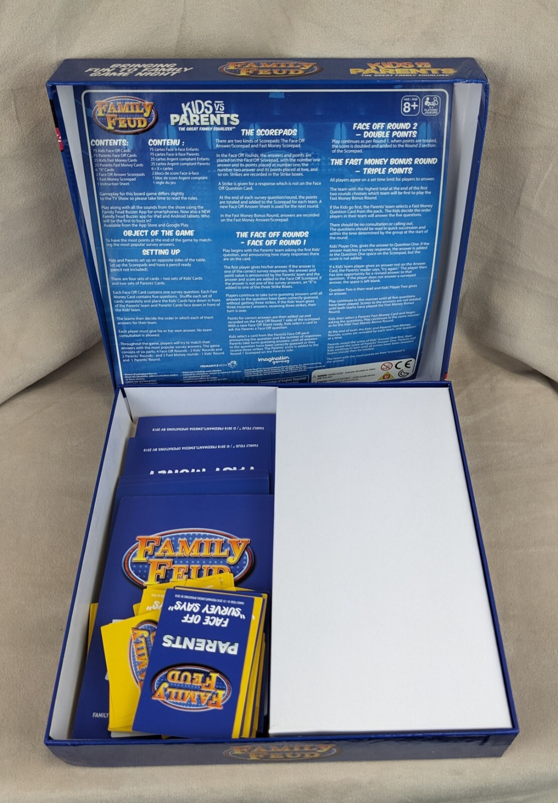 Family Feud Kids Vs Parents Edition Game Cardinal Complete