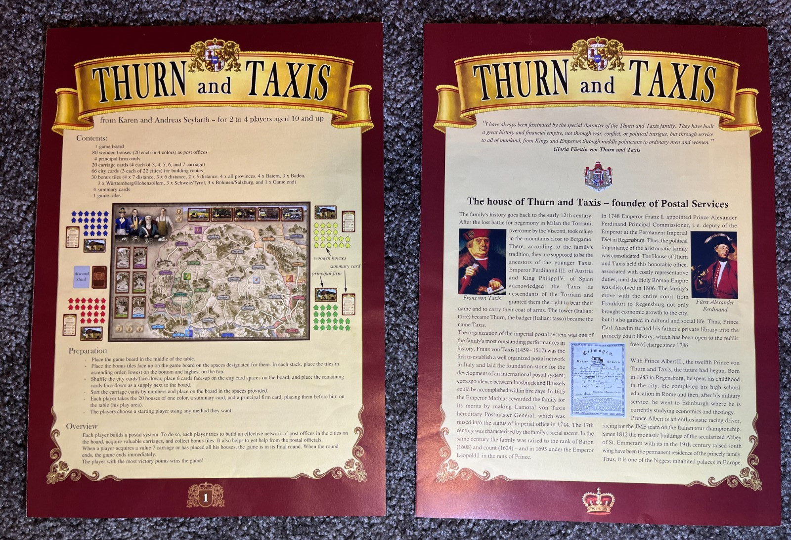 Rio Grande – Thurn and Taxis – Postal Service Game 100% Complete VG++