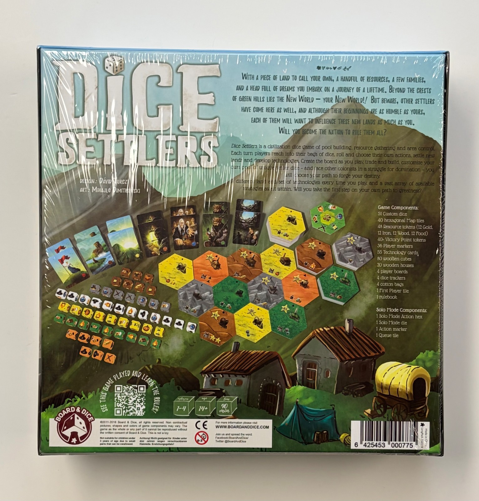 DICE SETTLERS Board Game NSKN Games Brand New & Sealed