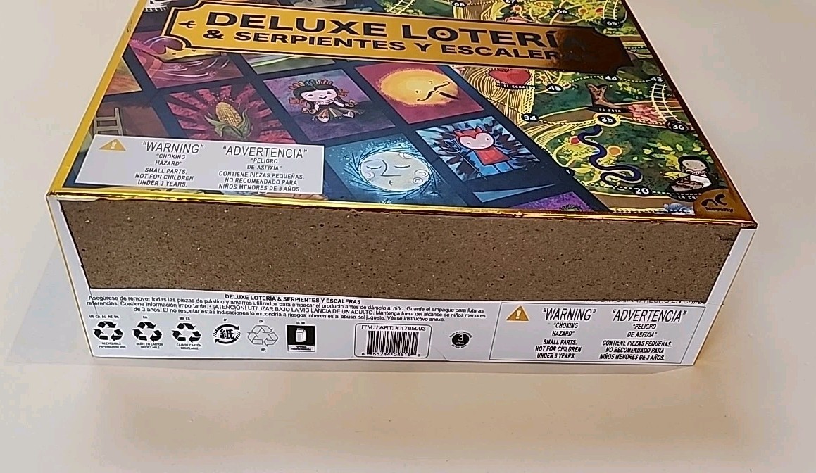 Deluxe Loteria Serpientes y Escaleras Family Board Game Snakes & Ladders NEW!!
