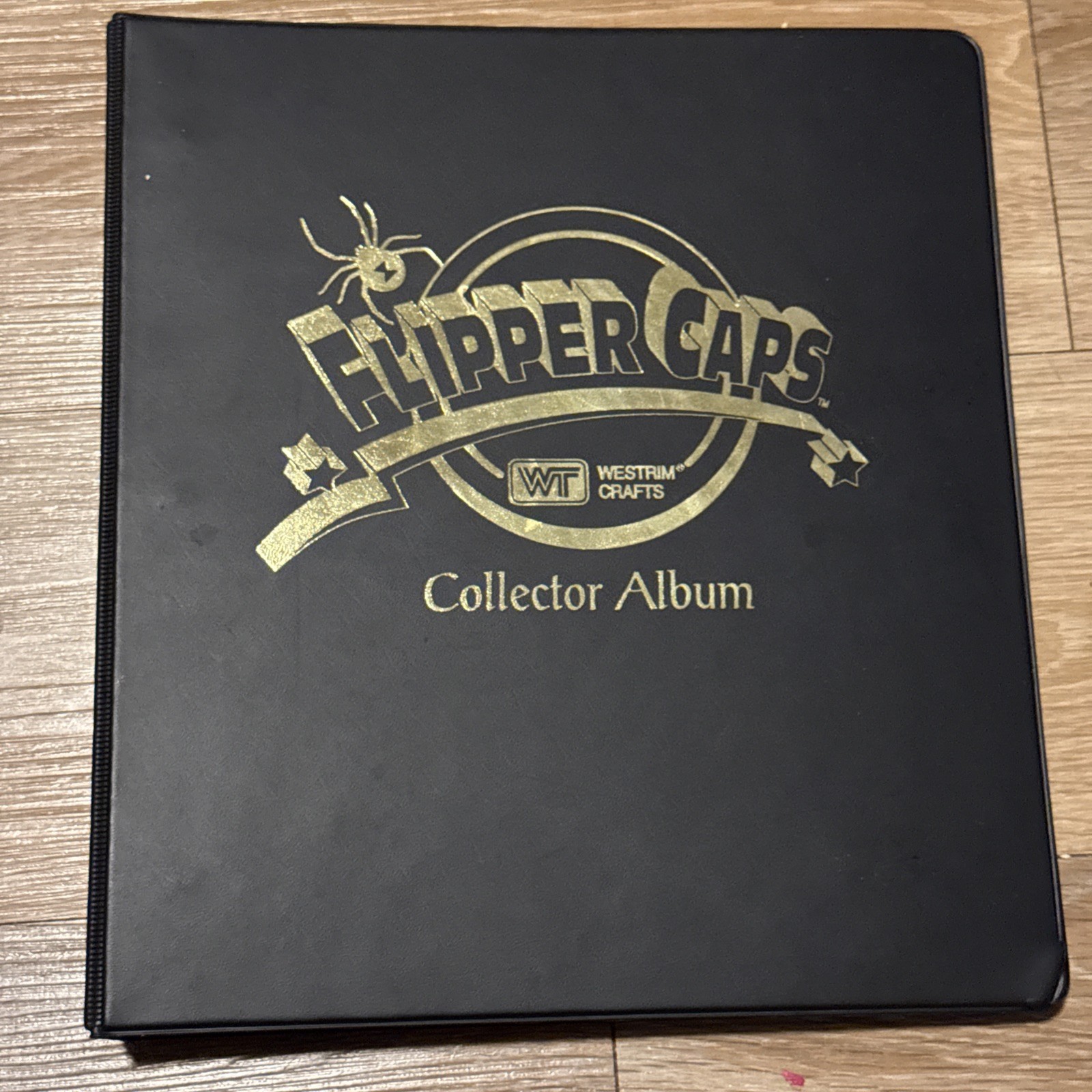 8 Page Pog Cap Collector Album With 160 Pogs