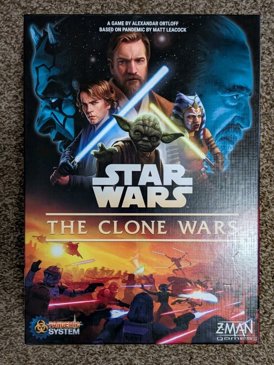 Original Z-Man games Star Wars: The Clone Wars board game in mint condition Read