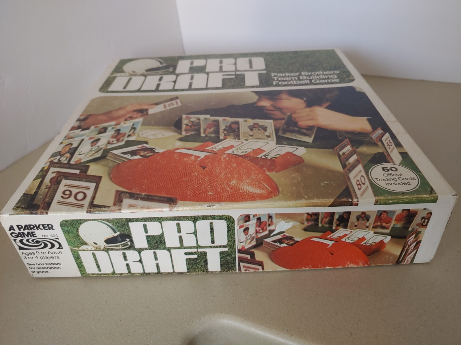 Fantasy Football 1974 Parker Bros PRO DRAFT Vintage Board Game NFL