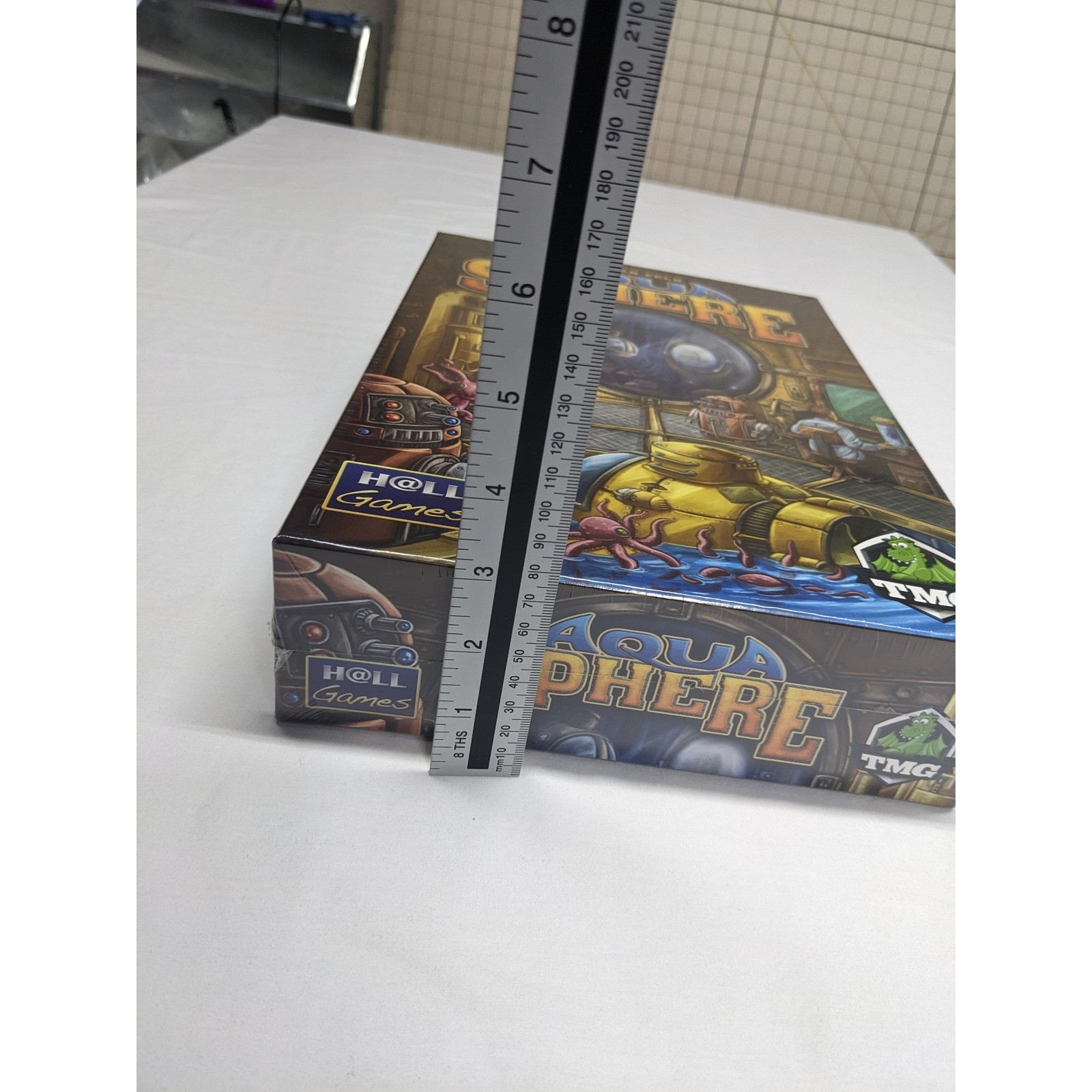 AquaSphere Board Game Stefan Feld TMG Hall Games New Sealed Underwater Strategy