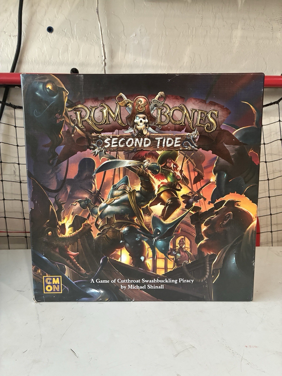 Boardgame Rum & Bones – Second Tide + 3 Faction Expansions – Used