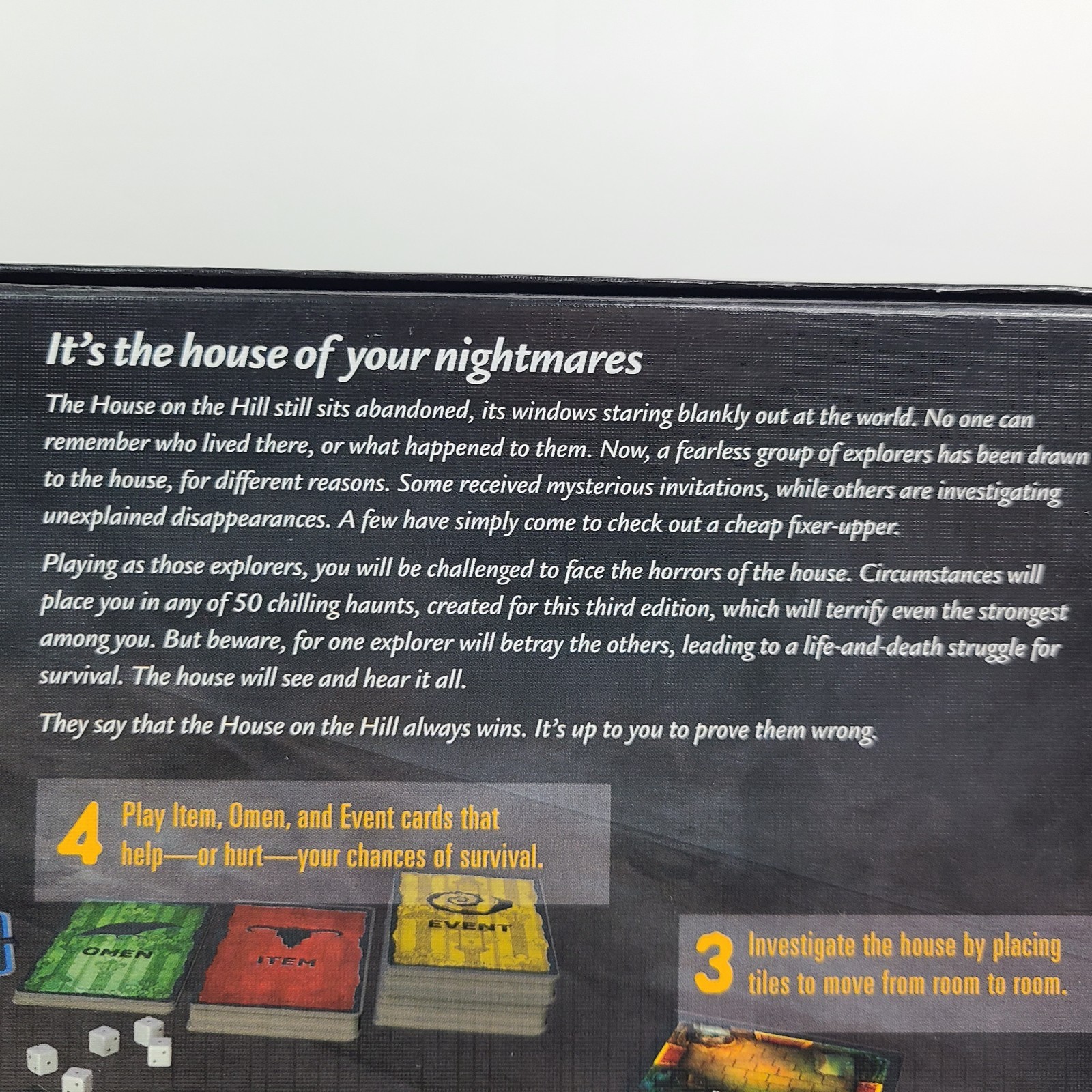 Avalon Hill Hasbro Gaming Betrayal at The House on The Hill 3rd Edition Open Box
