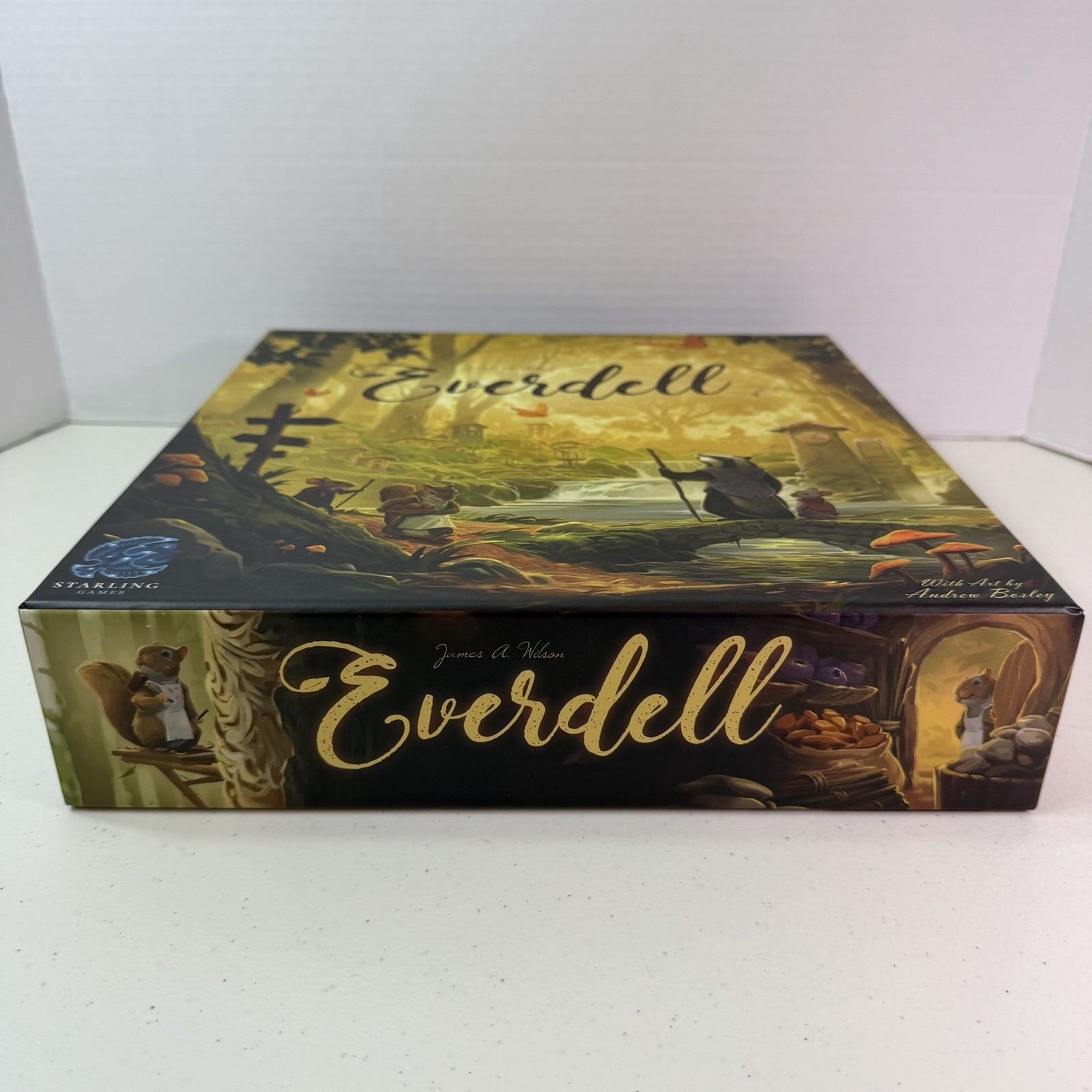 Everdell Board Game 2nd Edition Starling Games Unplayed Cards Sleeved COMPLETE