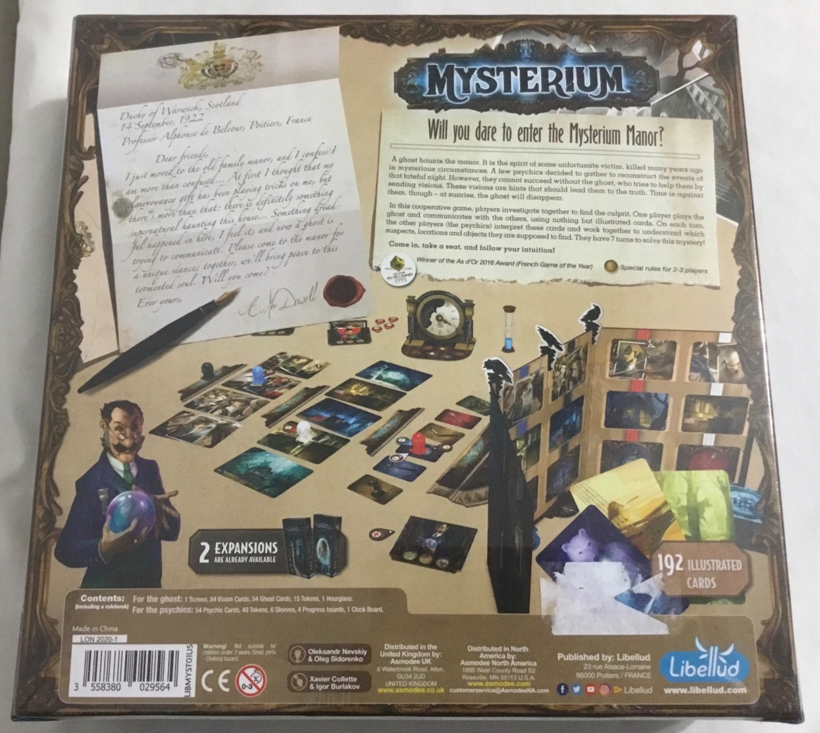 Asmodee Mysterium Board Game-Enigmatic Cooperative, NEW Sealed