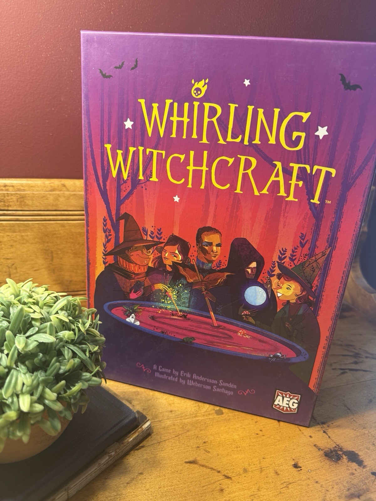 AEG Whirling Witchcraft Fantasy Board Game w/ Cards Complete 2021
