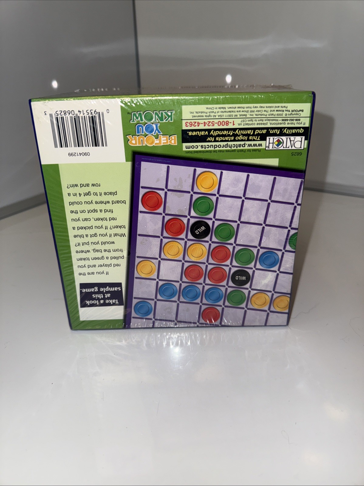 Patch Products Befour You Know Board Game The Color Will Show 2-4 Players NEW