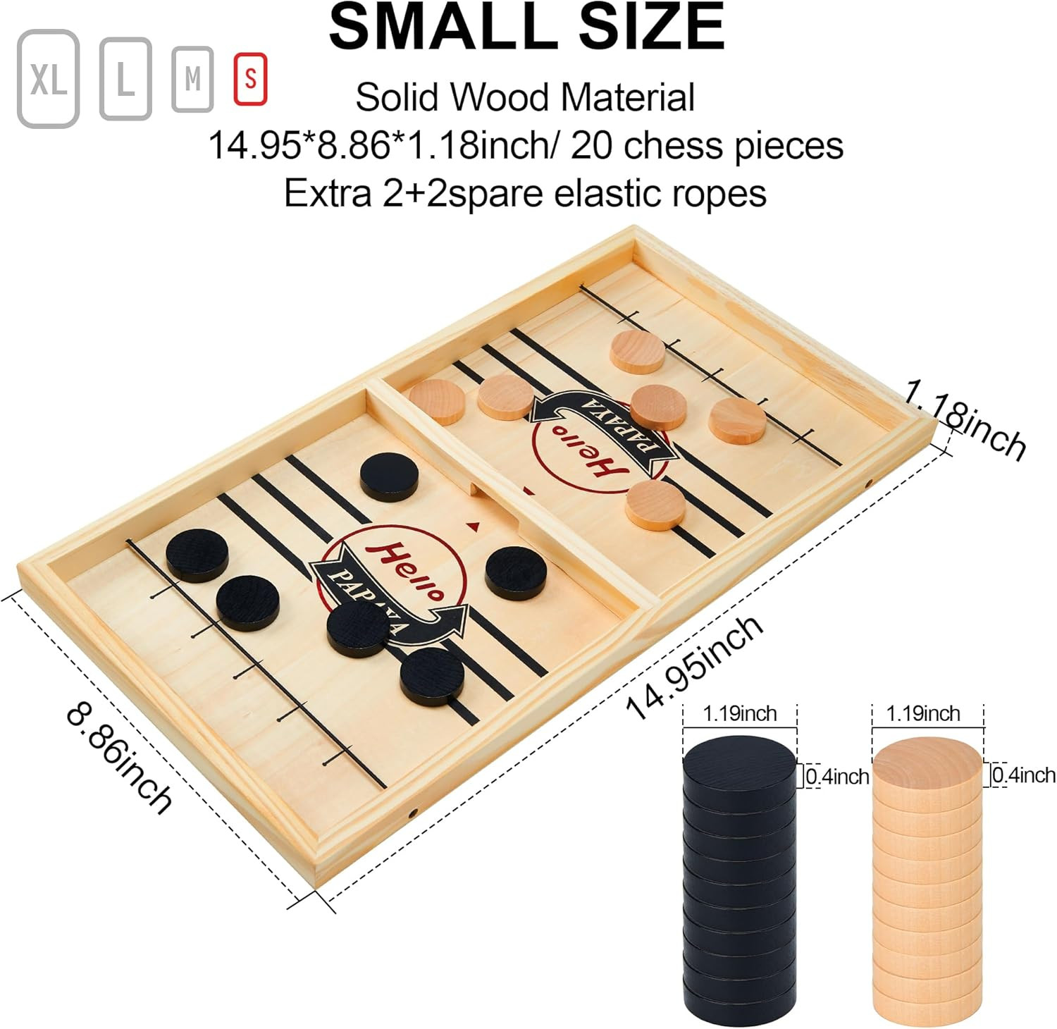 Fast Sling Puck Game – Test Your Speed and Accuracy with This Fast-Paced Wooden