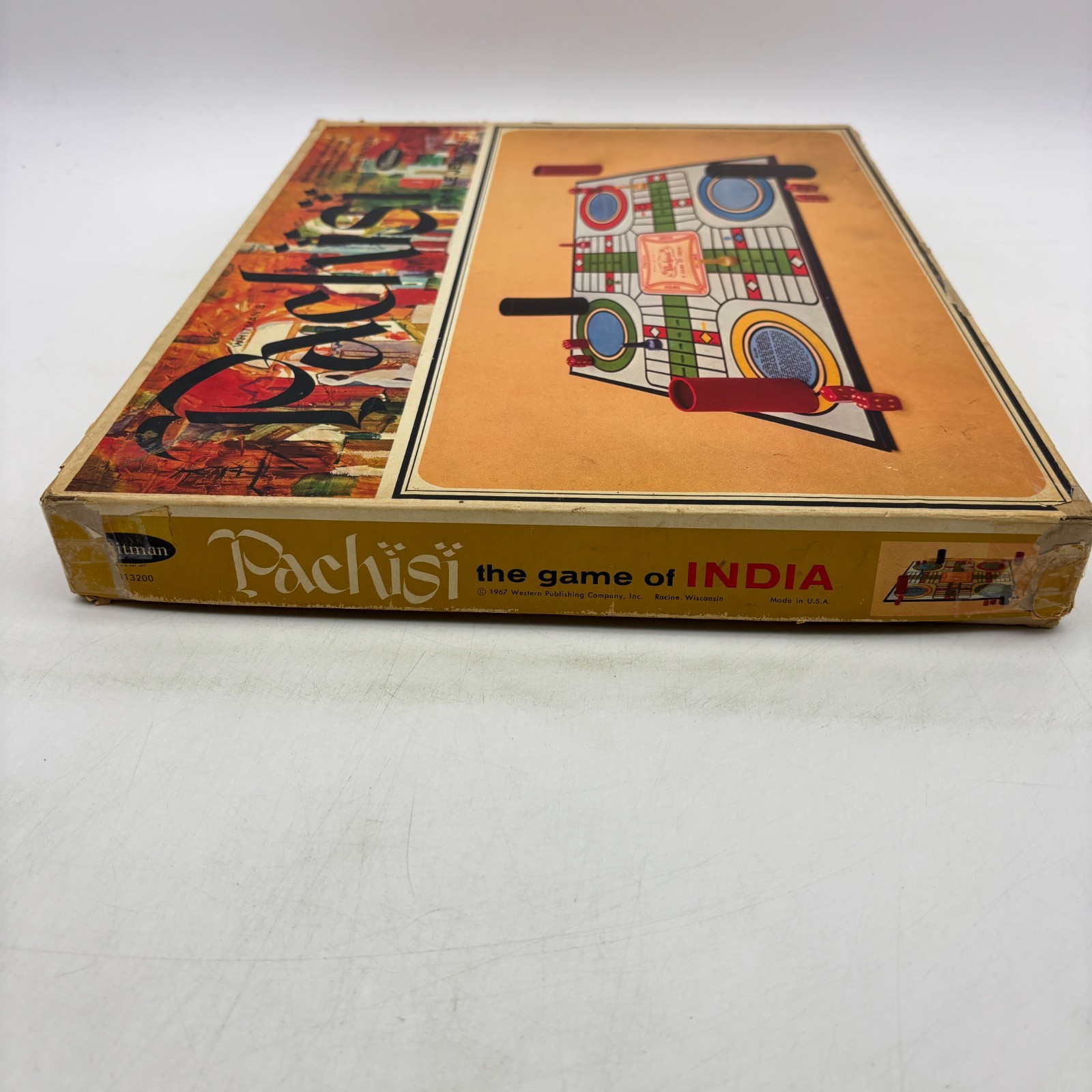 VINTAGE Pachisi and Le Jeu Joli COMPLETE Whitman 1967 Parcheesi Classic India
