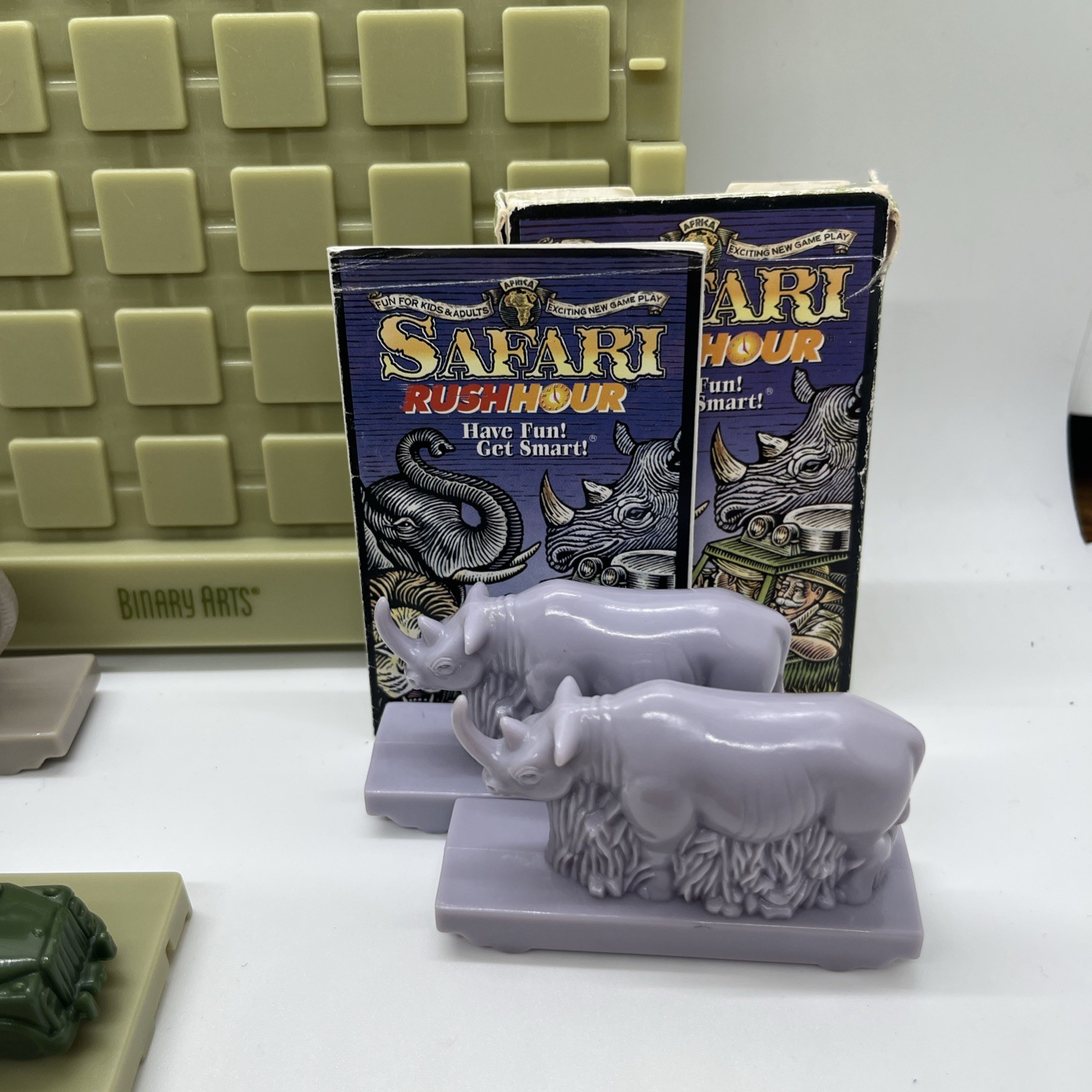 Binary Arts Safari Rush Hour Jungle Escape Game 1999 Vintage Complete Set