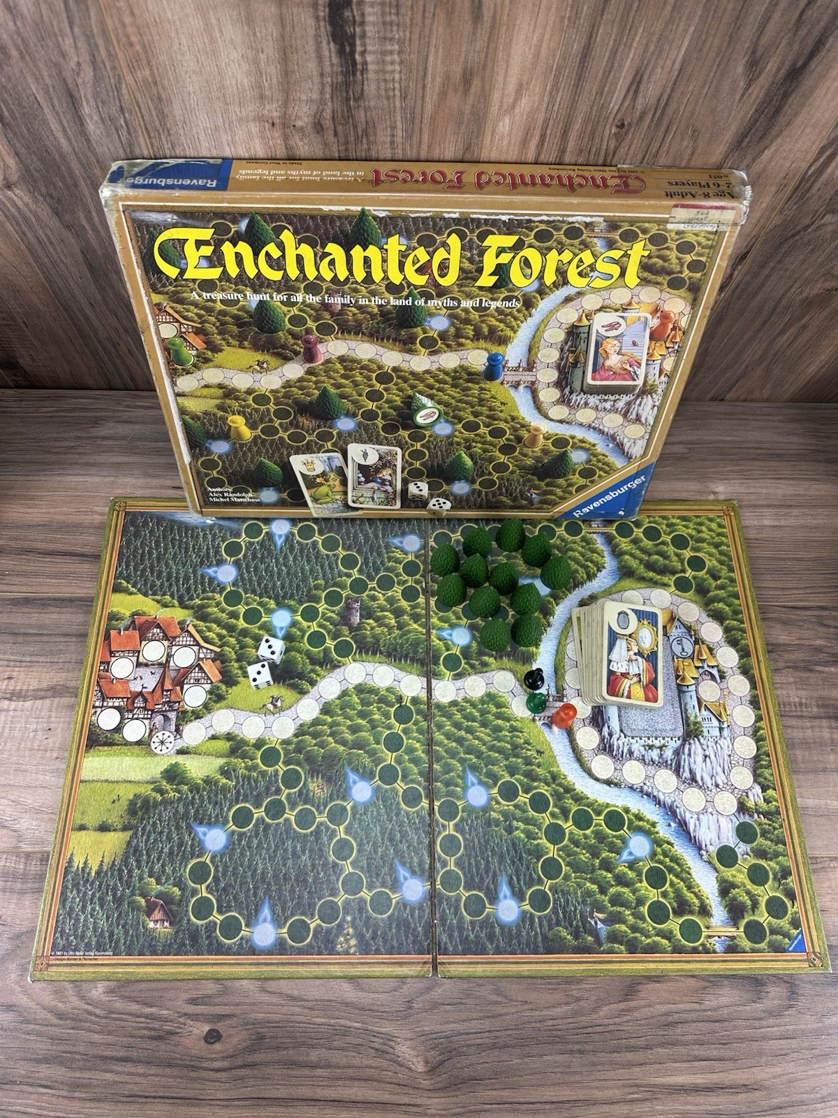Enchanted Forest Board Game 1982 Made In West Germany Used 90% Complete