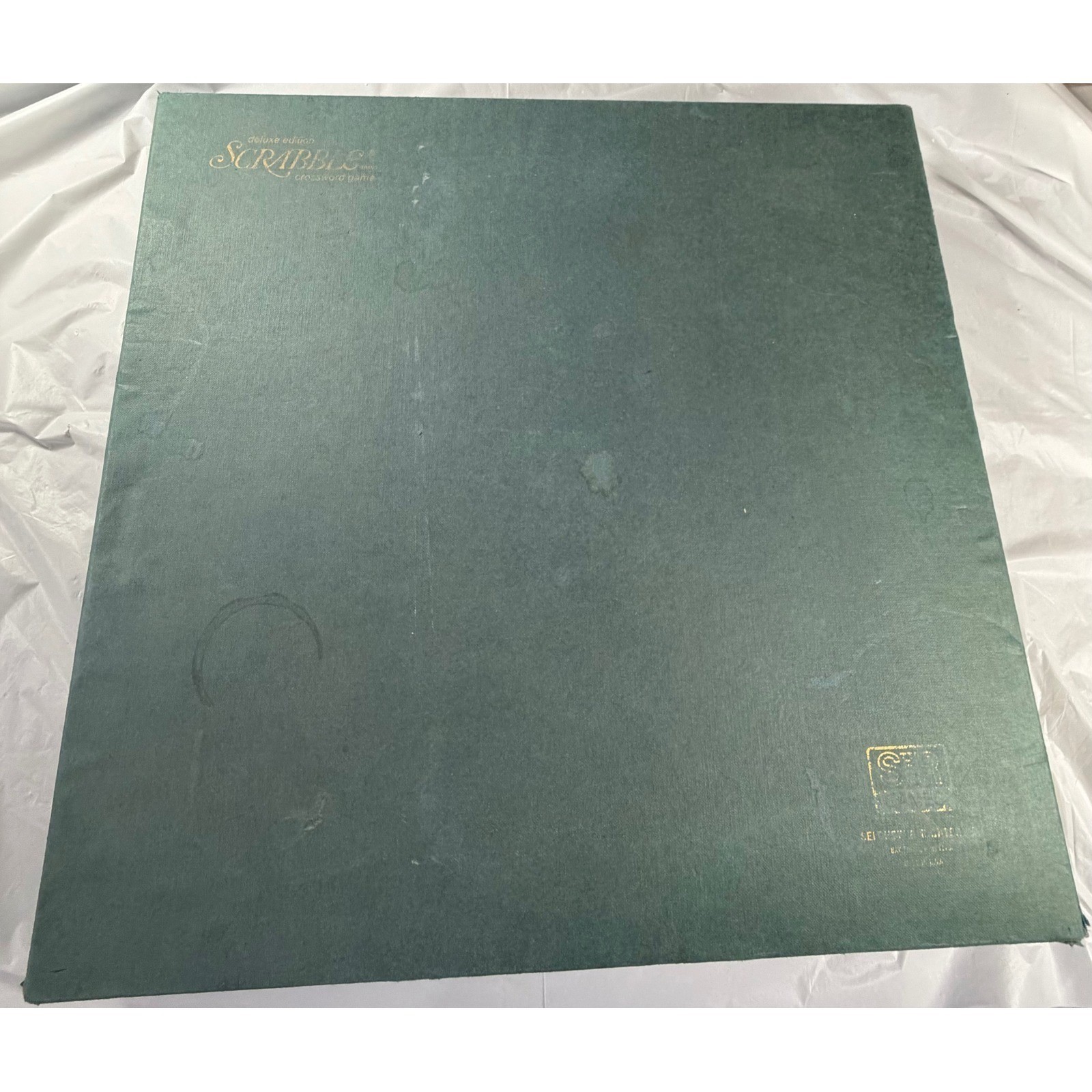 VTG 1977 Scrabble Deluxe Edition Complete Set Board Turntable Selchow Righter