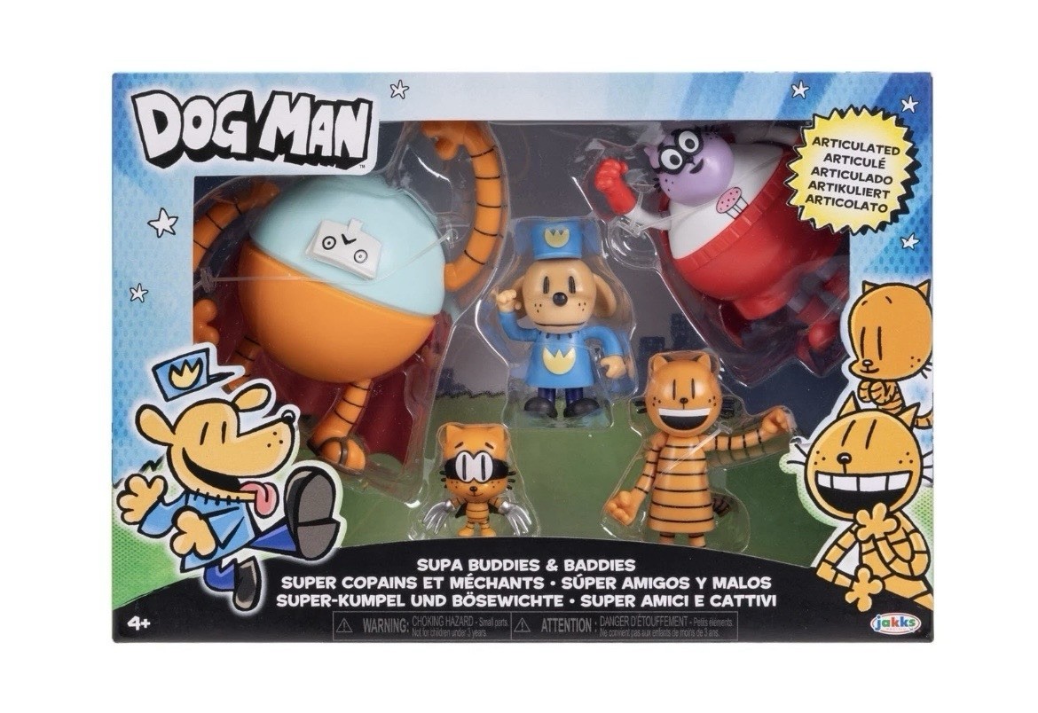 Dog Man 2.5 Scale Action Figures Multipack Wave 4 Jakks Inch Supa Buddies Part