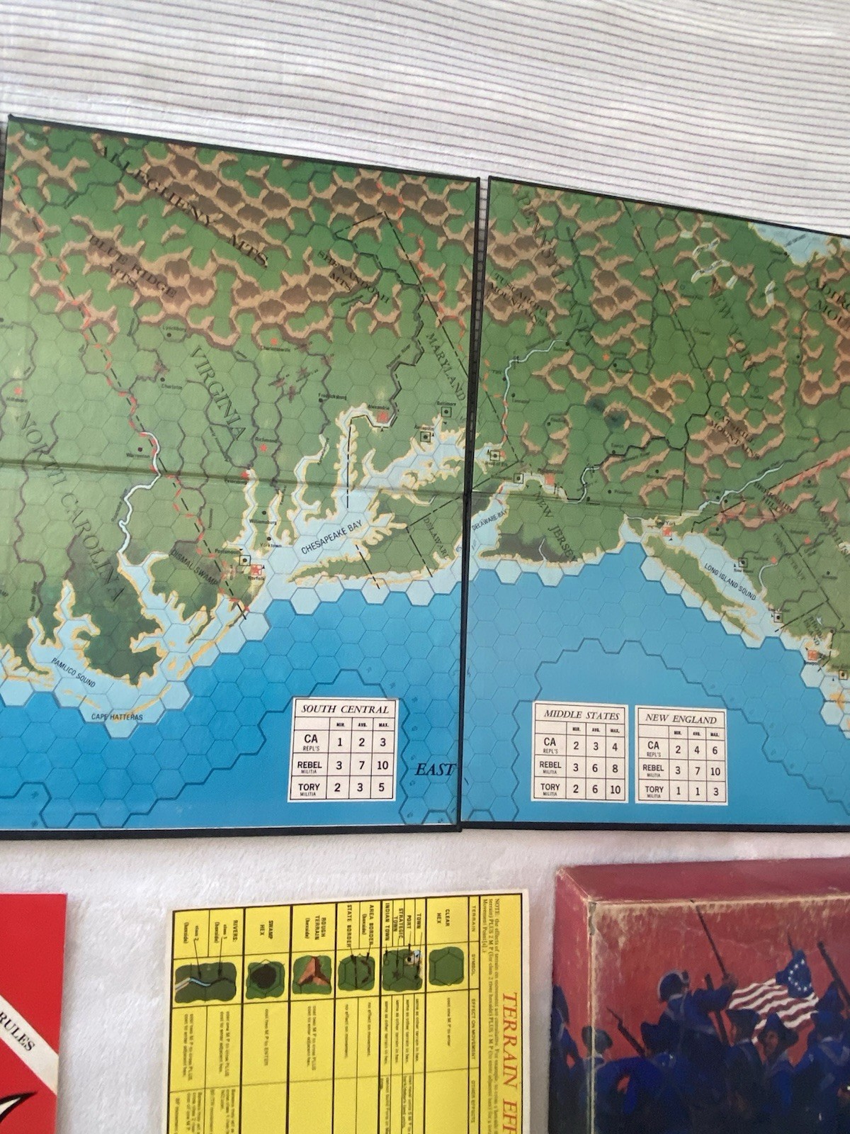 Vintage 1776 Board Game by Avalon Hill Bookshelf Game 1974 Complete