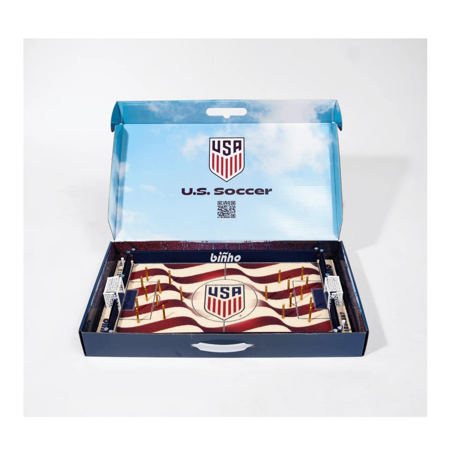 Binho Board Classic U.S. National Team Stripes Edition Tabletop Soccer Game