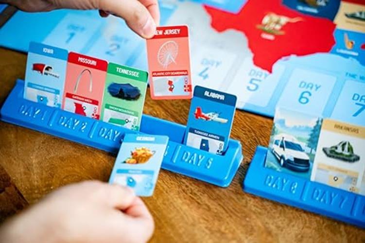 10 Days in The USA | Family Road Trip Board Game for All Ages | Designed by