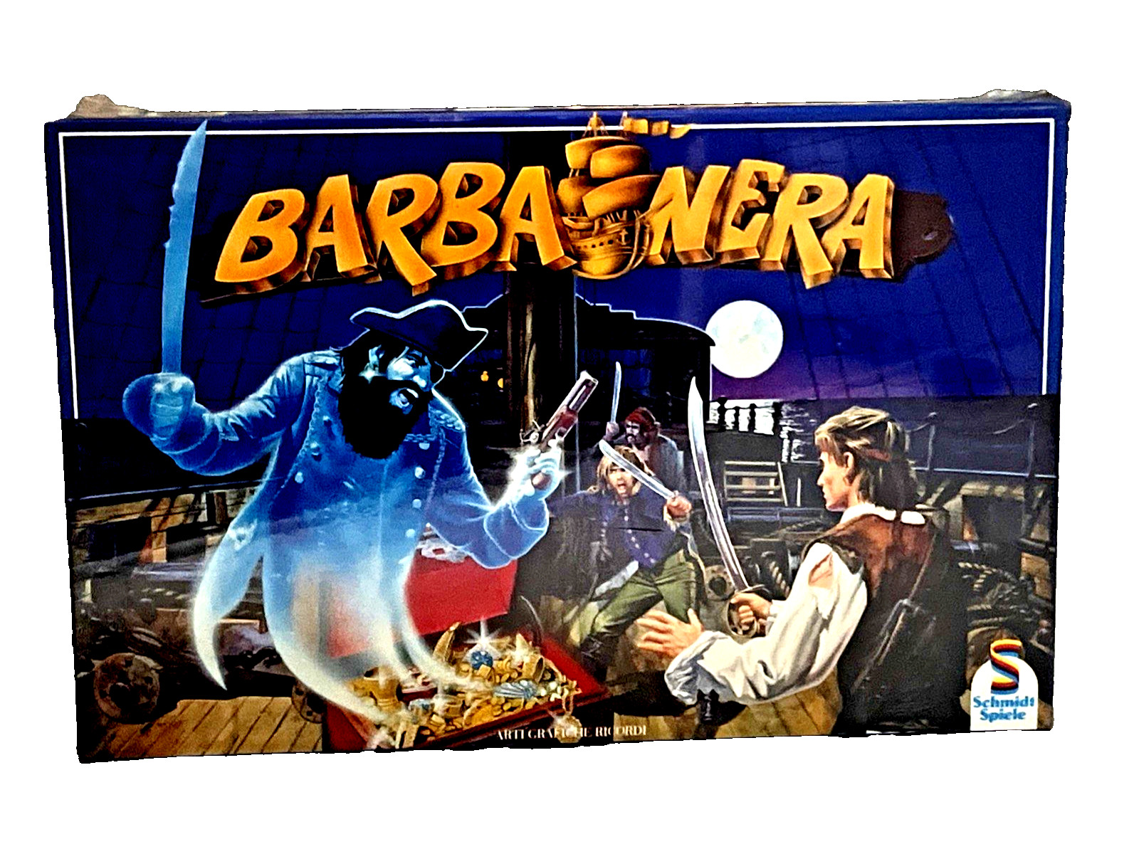 Vtg Barbanera Board Game SEALED 1991 Schmidt Ghostly Galleon Waddingtons Pirate