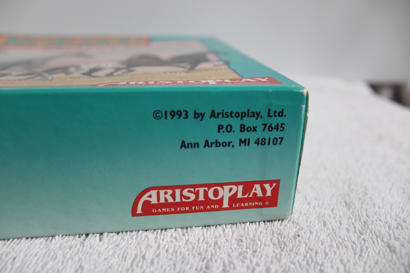 Aristoplay Boardgame Herd Your Horses! (1993 Long Box Ed) Box VG/EX