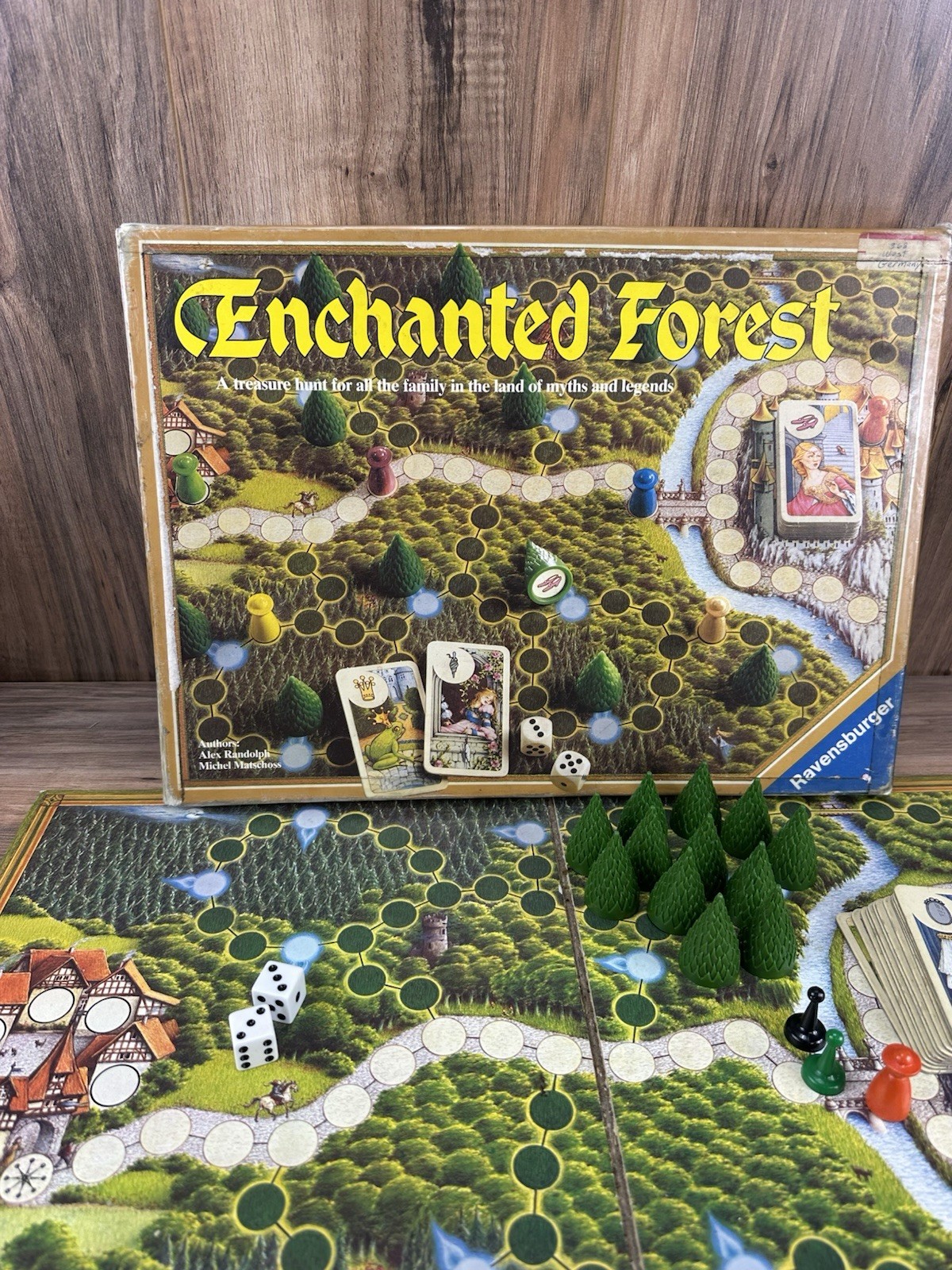 Enchanted Forest Board Game 1982 Made In West Germany Used 90% Complete