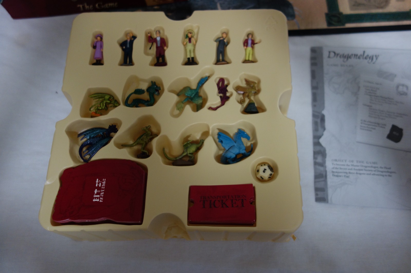 Dragonology The Game 2006 Sababa Toys Fantasy Board Game 100% Complete