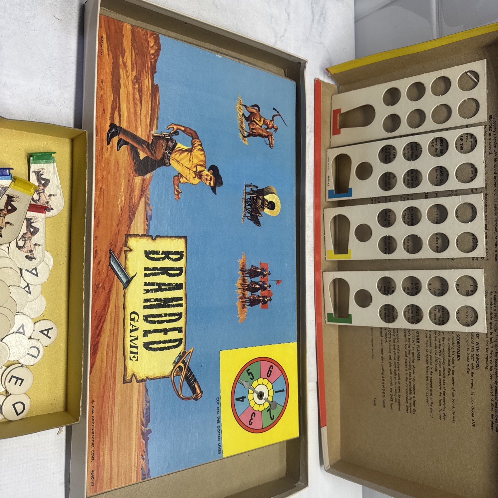Branded Game (1966) by Milton Bradley #4640 Chuck Connors Complete