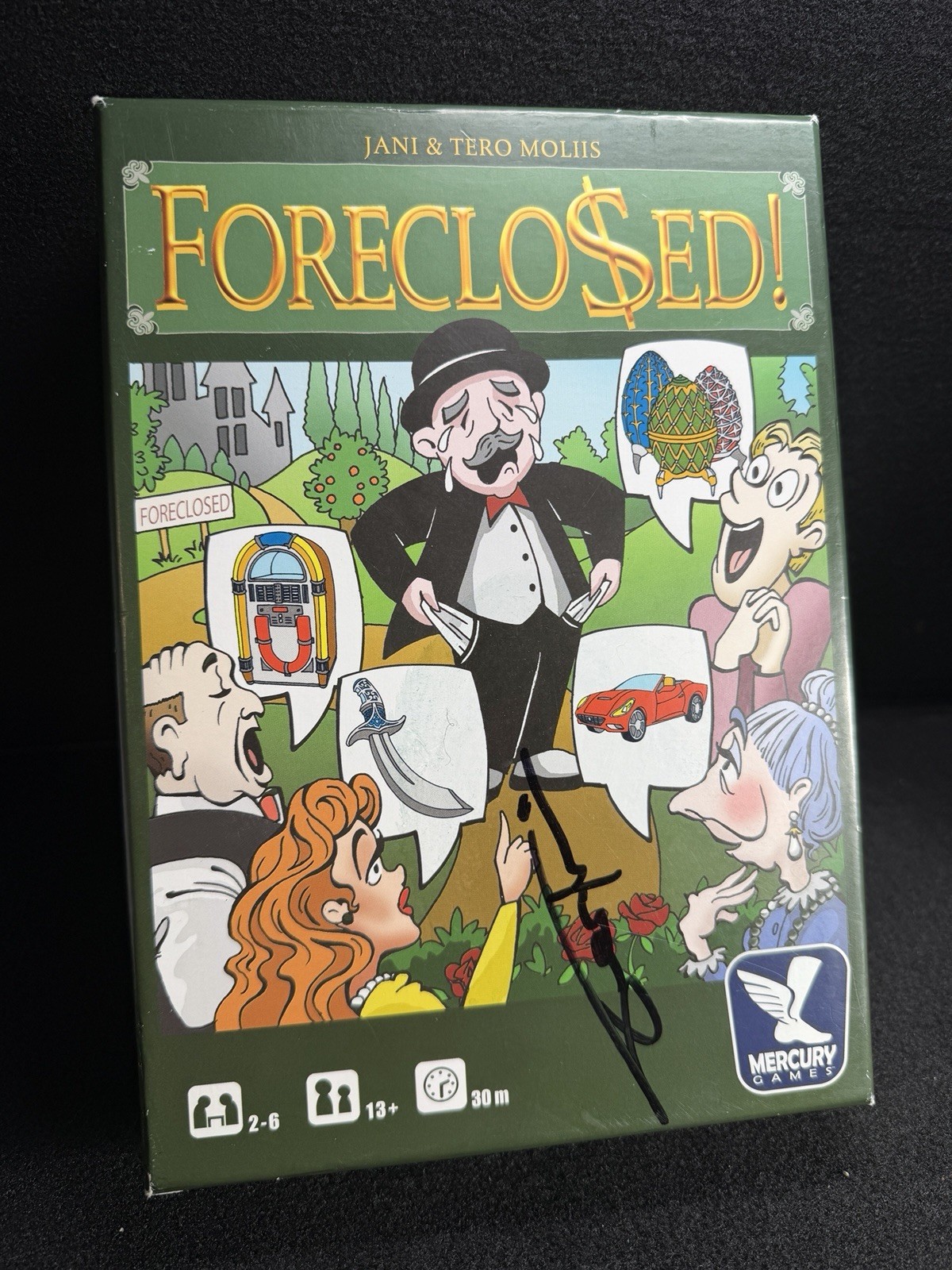 Mercury Games: Foreclosed! Board Game Mercury Games 13+ 2-6 Players 30 Minutes