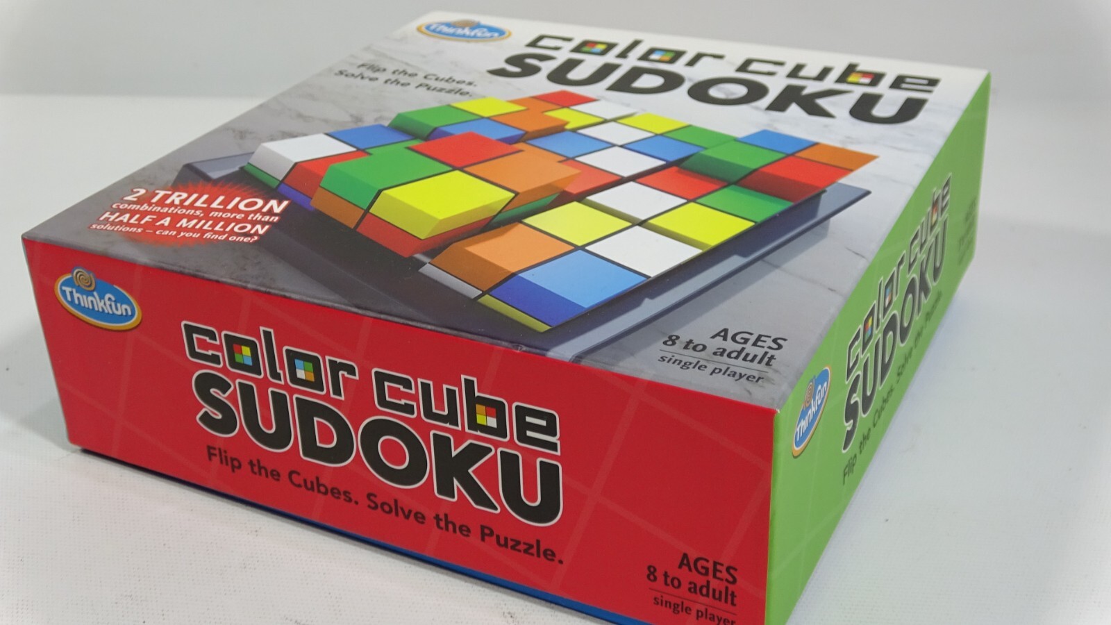 Color Cube Sudoku Flip The Cubes Solve The Puzzle Think Fun Game