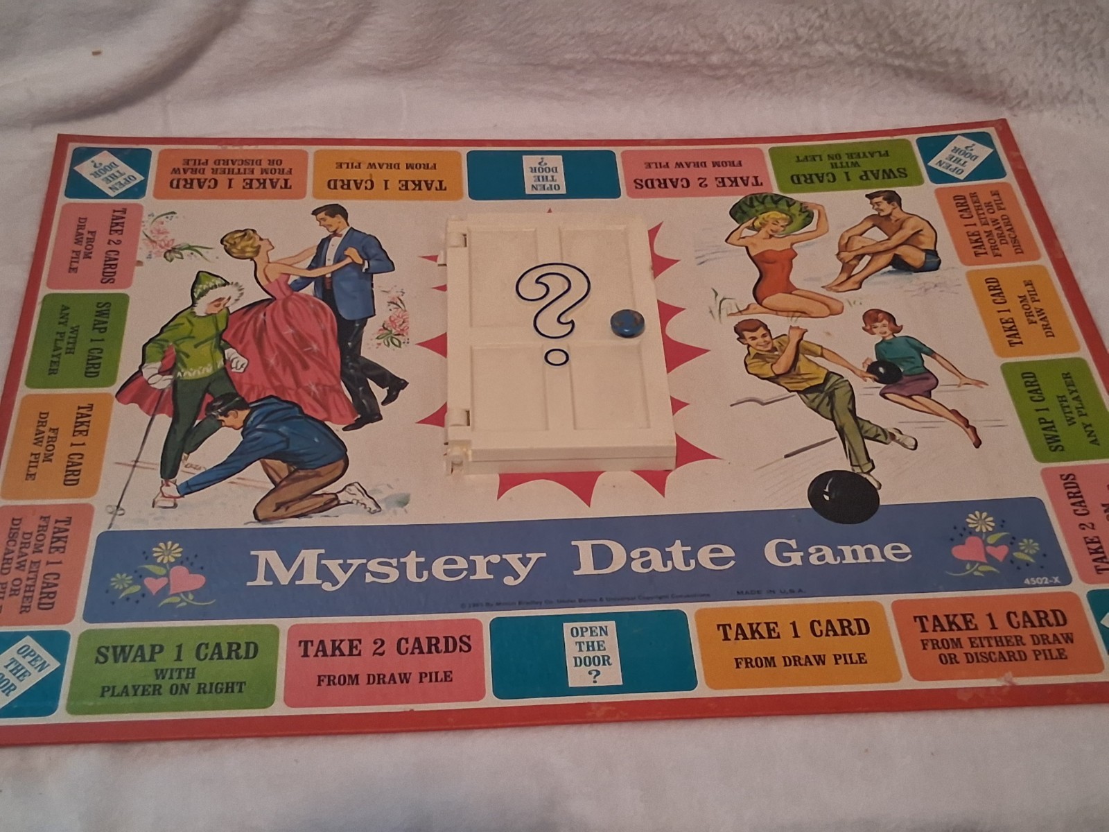 Vintage Milton Bradley Mystery Date Board Game 1965 Complete Game