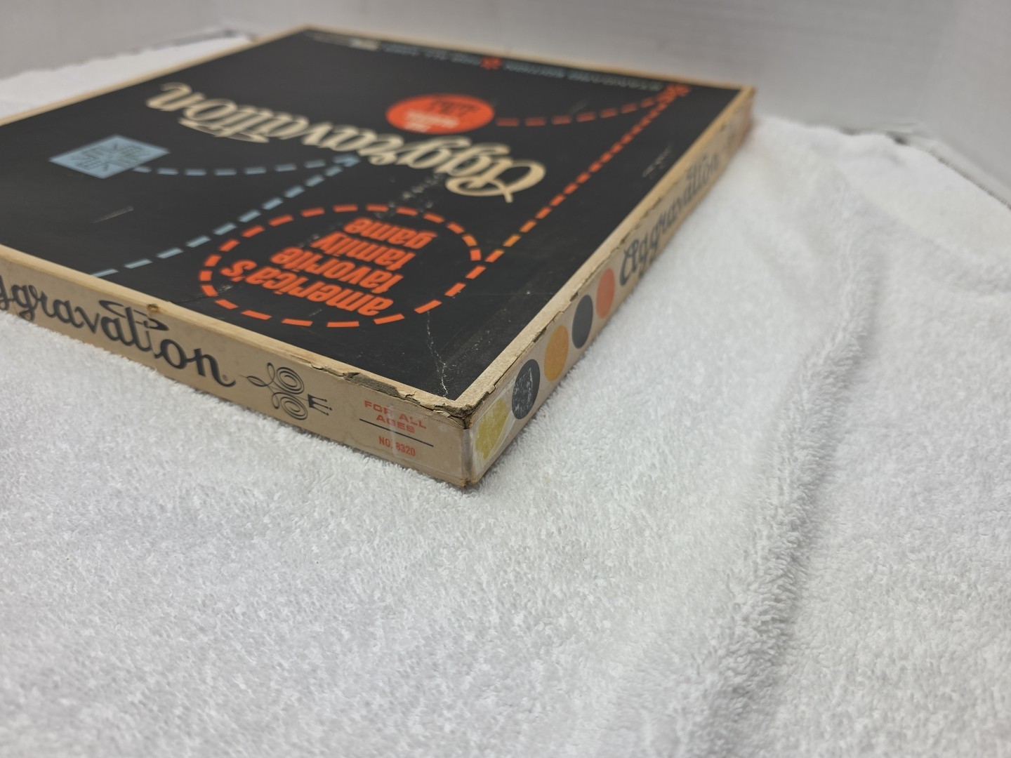 Vintage 1962 Aggravation Board Game No. 13 Standard Edition Complete Black Box