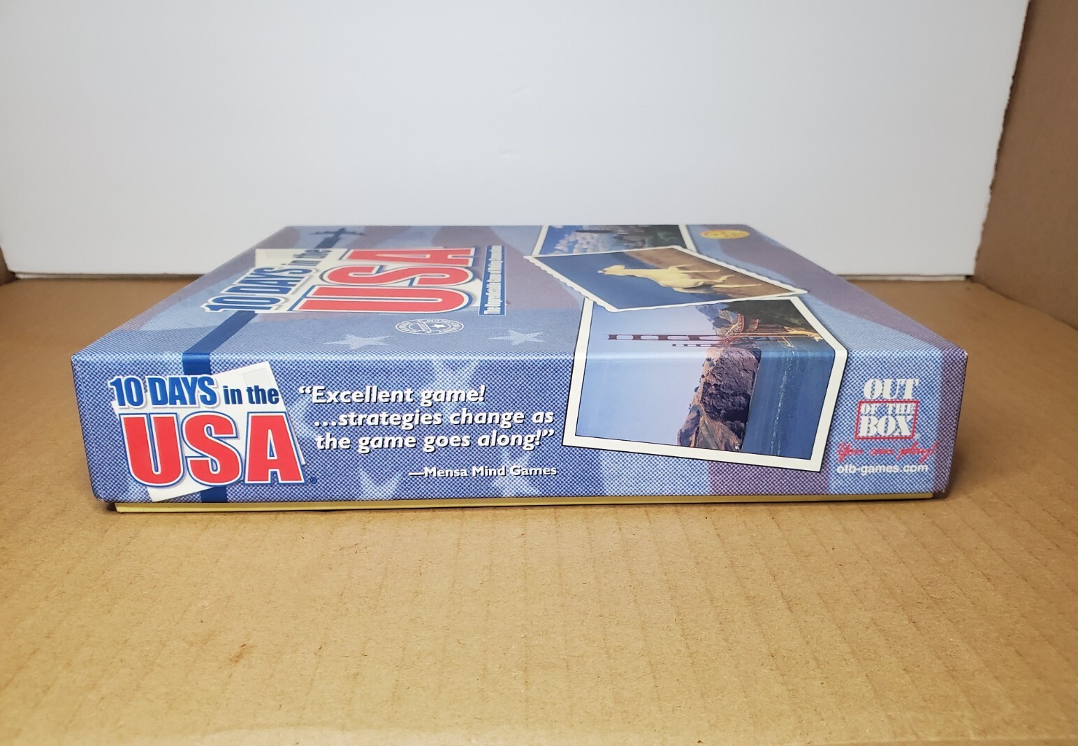 10 Ten Days in the USA Board Game 2004 By Out of The Box Games – 100% COMPLETE!