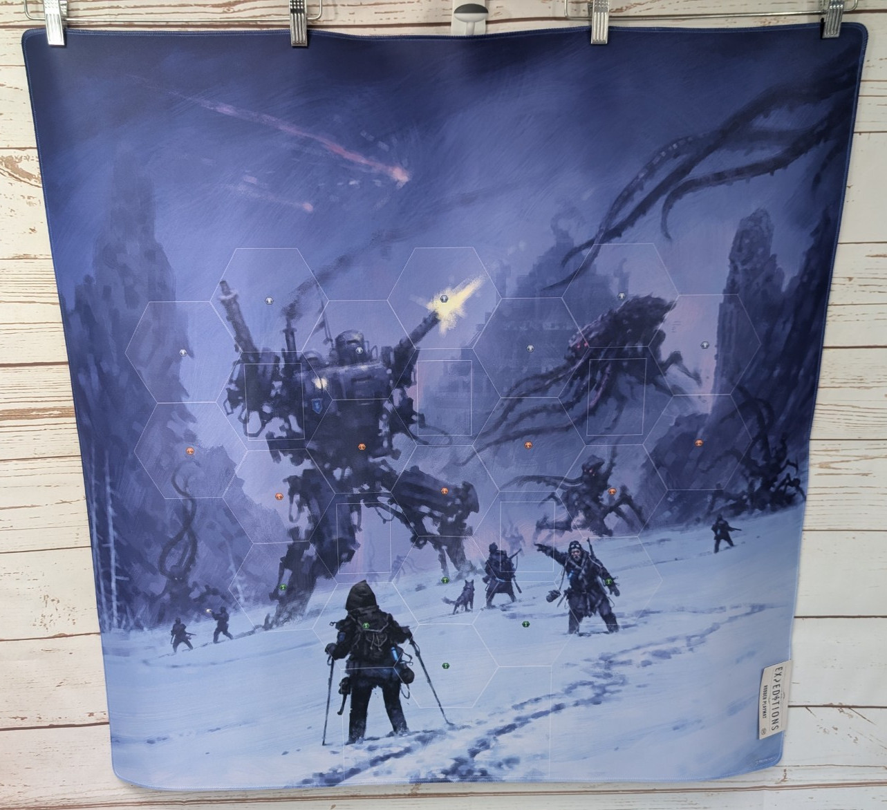 Expeditions Board Game Natural Rubber Playmat Stonemaier Games New Stitched