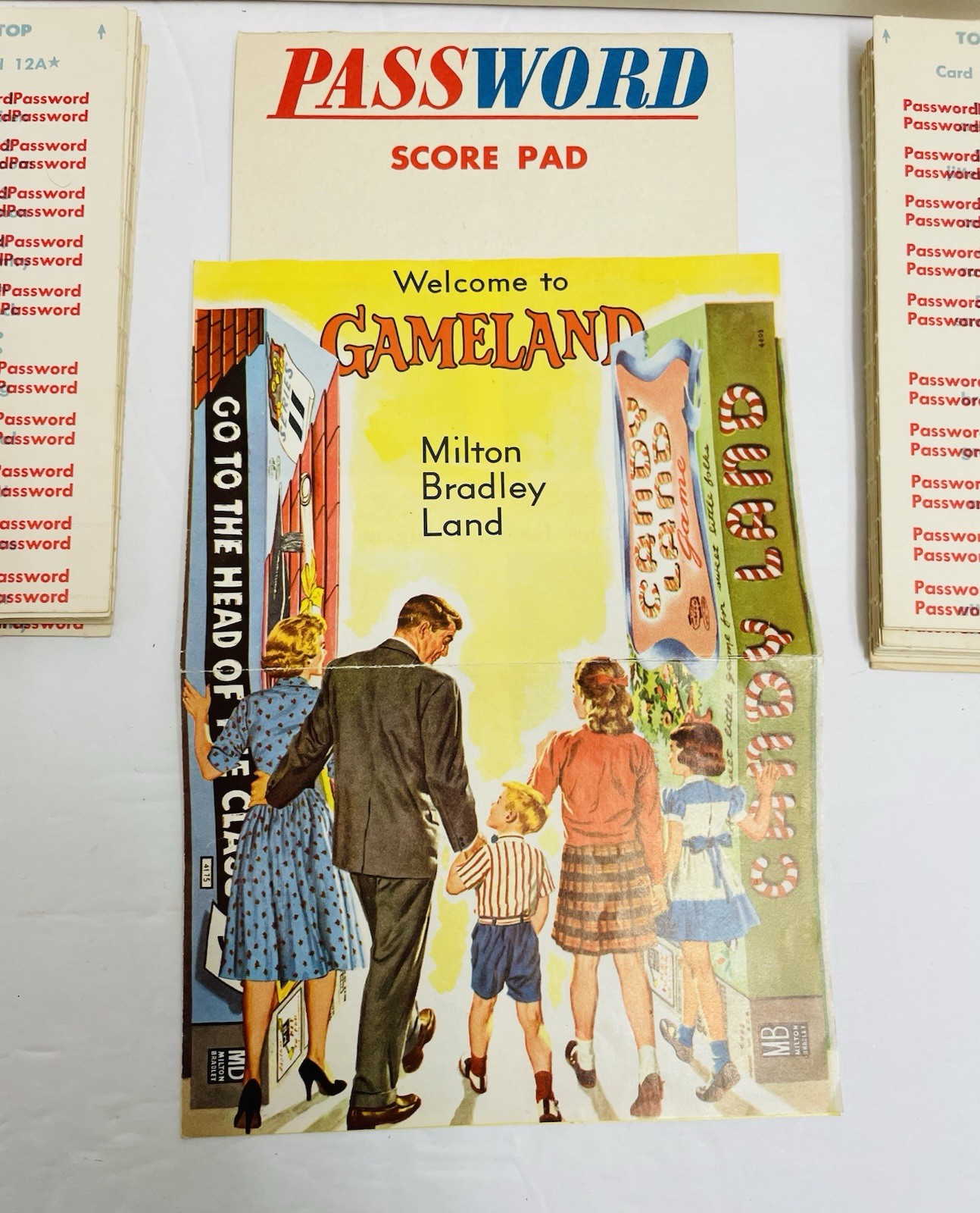 Vintage 1962 Password Board Game MB BLUE Box Edition Vol 2 #4260 Complete