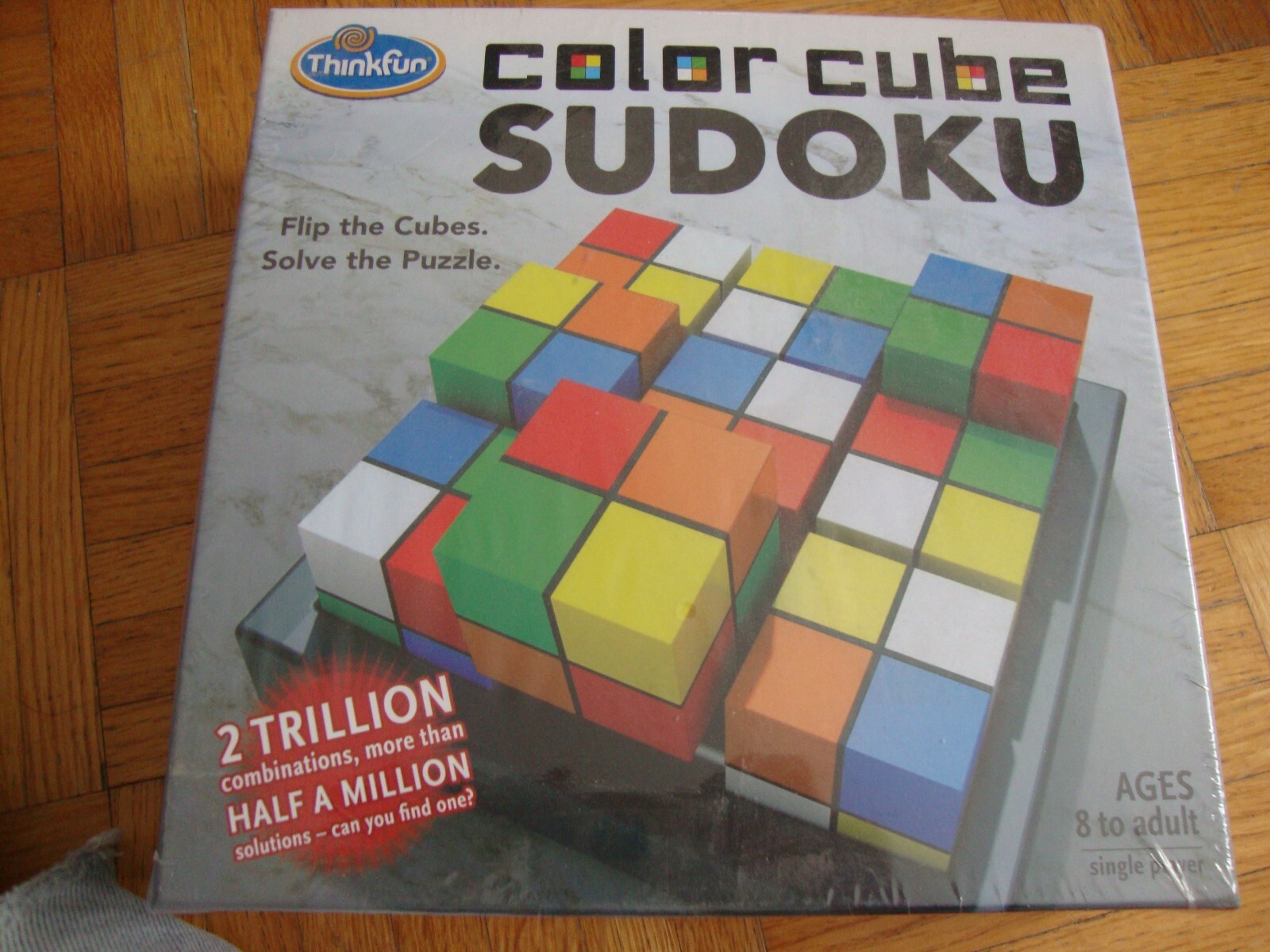Colour Cube Sudoku Game by Thinkfun Ages 8 to Adult for Single Player